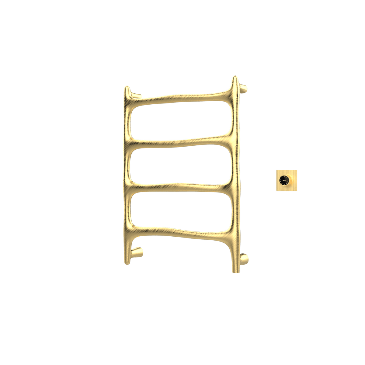 P&Bhusri S9-M-BBR-XM Verona Towel Warmer in PVD Brushed Brass
