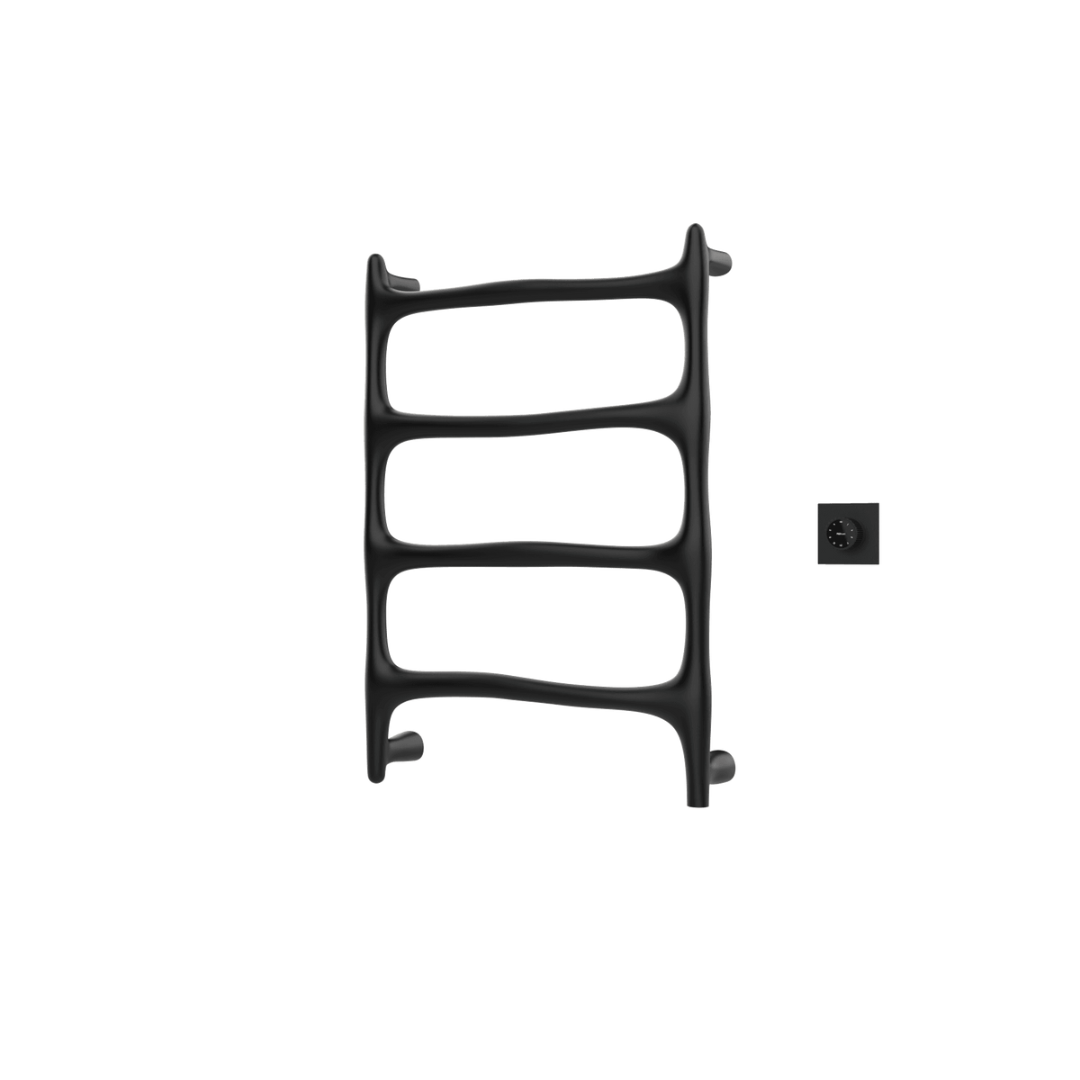 P&Bhusri S9-M-BLK-XM Verona Towel Warmer in Matte Black