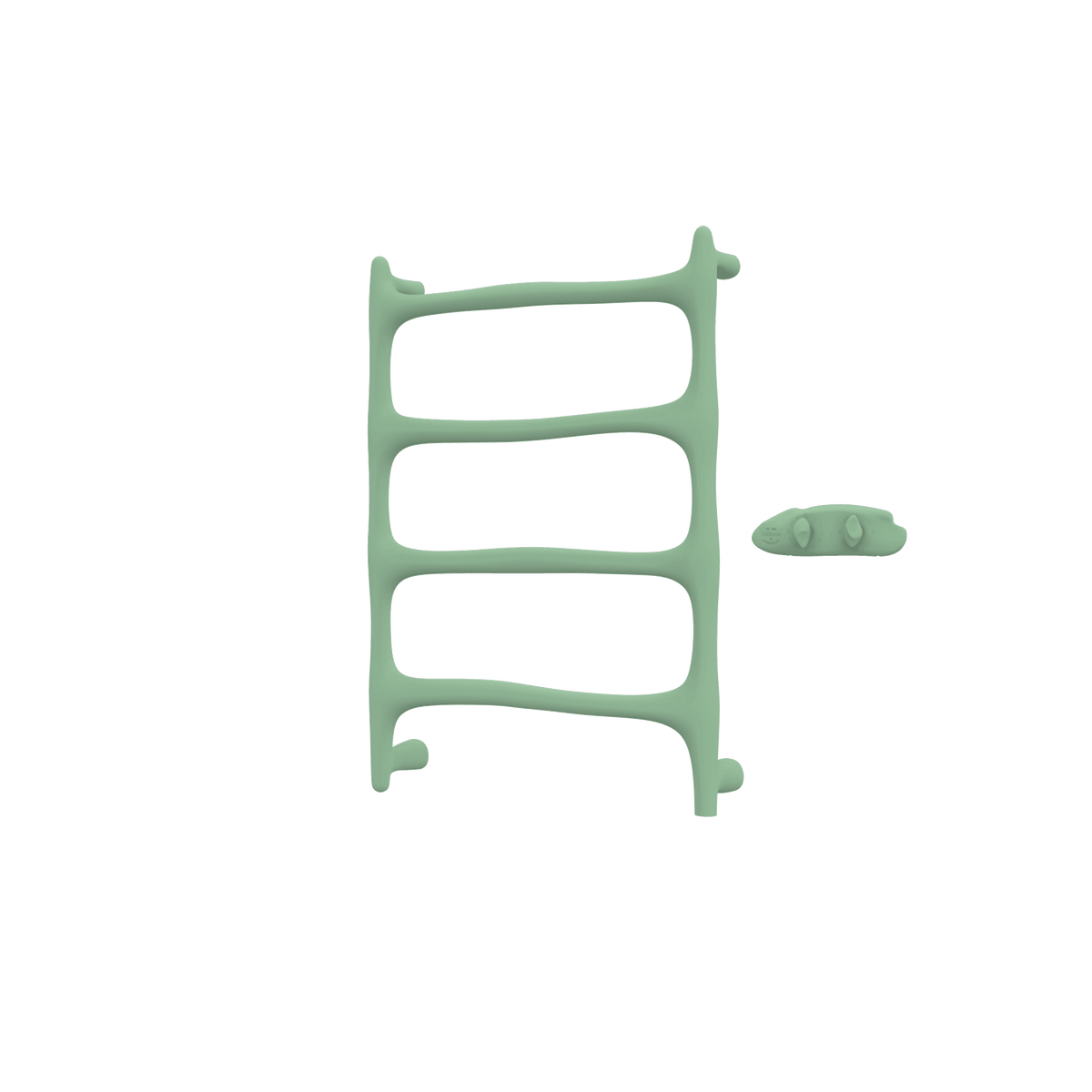 P&Bhusri S9-M-CGR-XA Verona Towel Warmer in Celadon Green