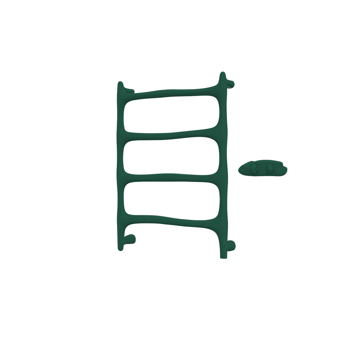 P&Bhusri S9-M-EGR-XA Verona Towel Warmer in Emerald Green