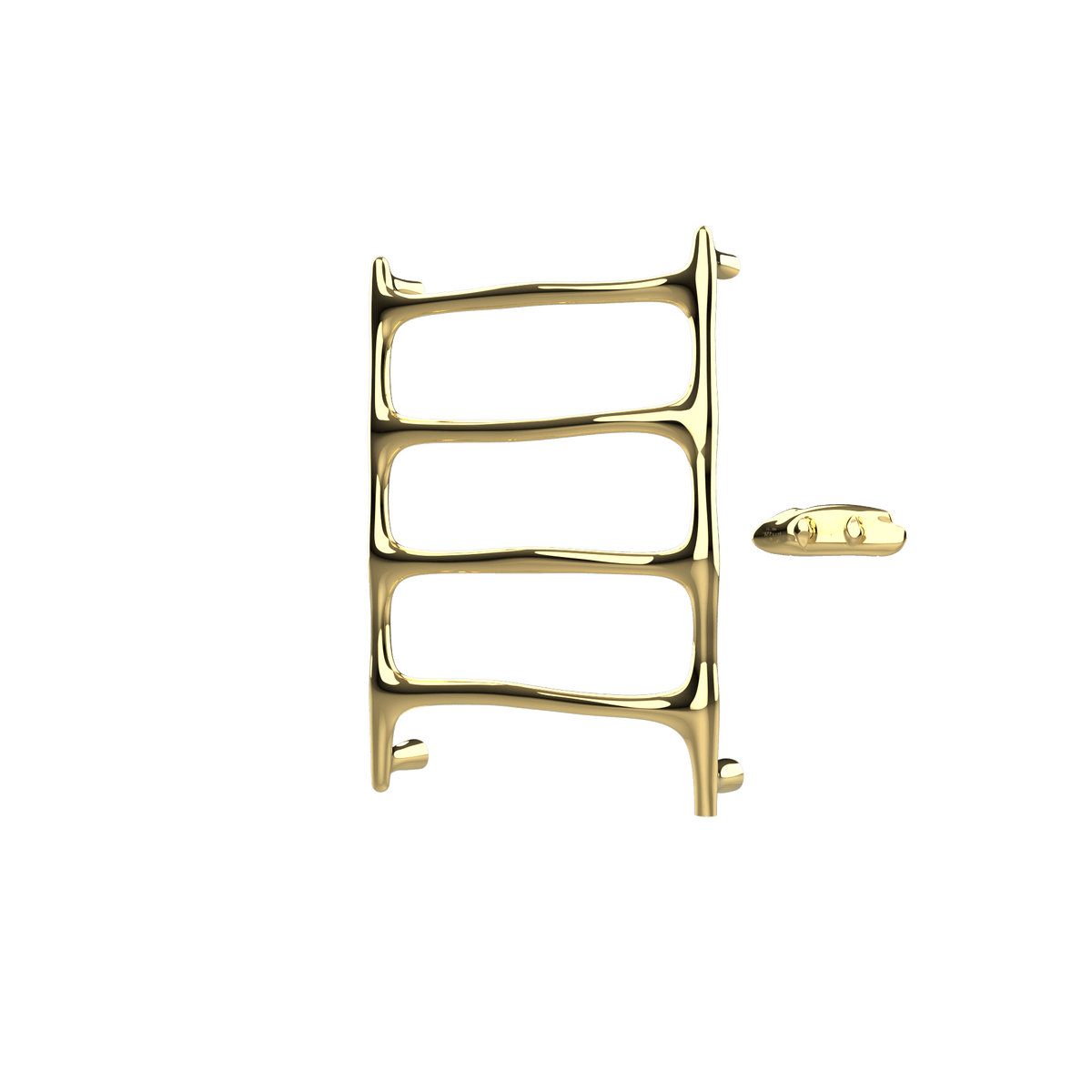 P&Bhusri S9-M-PBR-XA Verona Towel Warmer in PVD Polished Brass