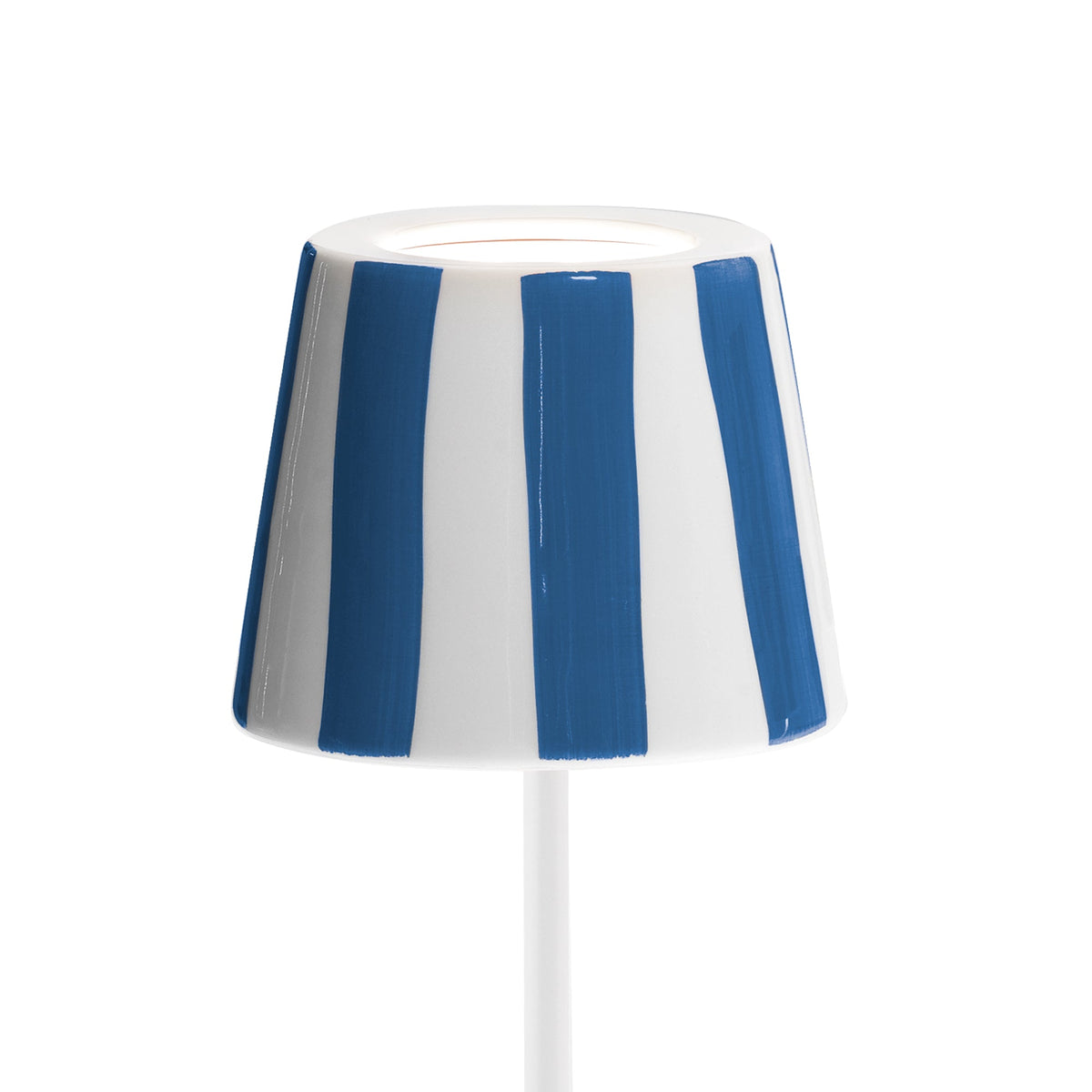 Zafferano America SDZA-340-LIGHTBLUE Poldina Lido Shade in Light Blue Stripes