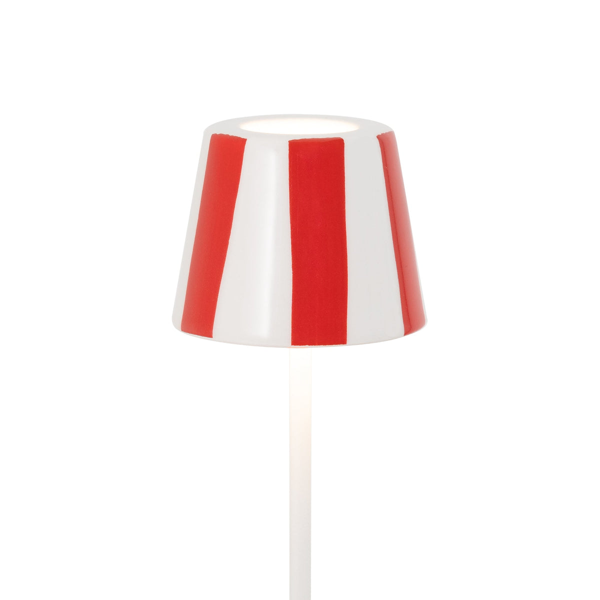 Zafferano America SDZA-490-RED Poldina Micro Lido Shade in Red Stripes