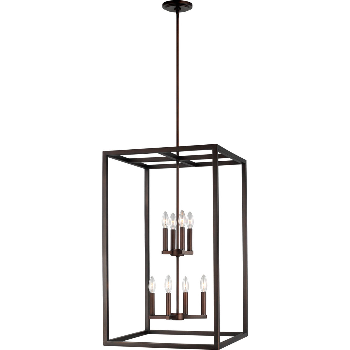 Generation Lighting 5134508-710 Moffet Street Eight Light Large Lantern