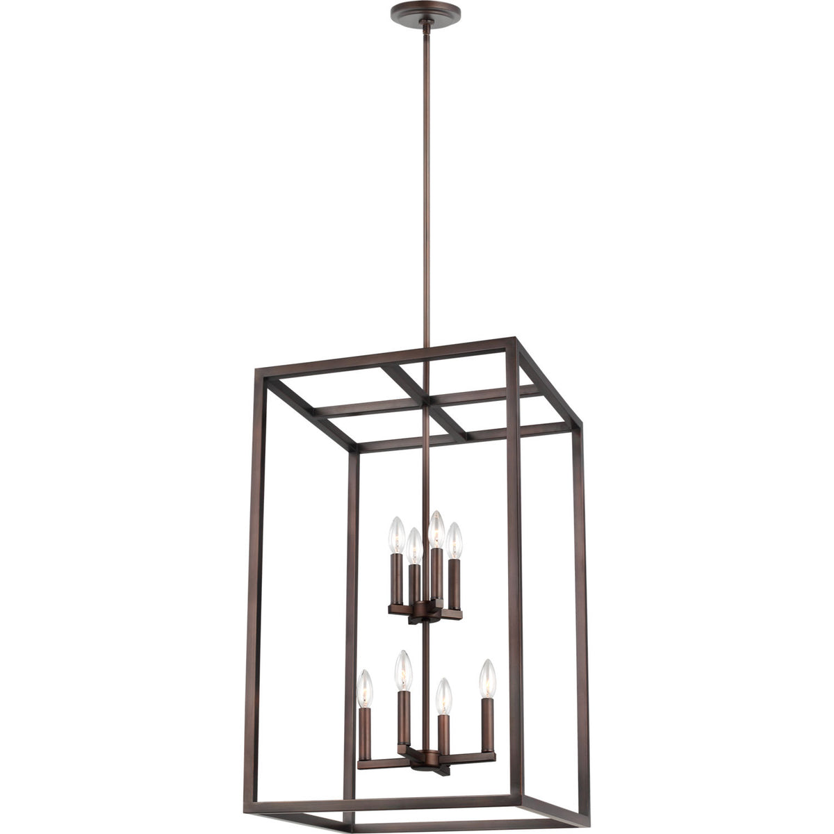 Generation Lighting 5134508-710 Moffet Street Eight Light Large Lantern