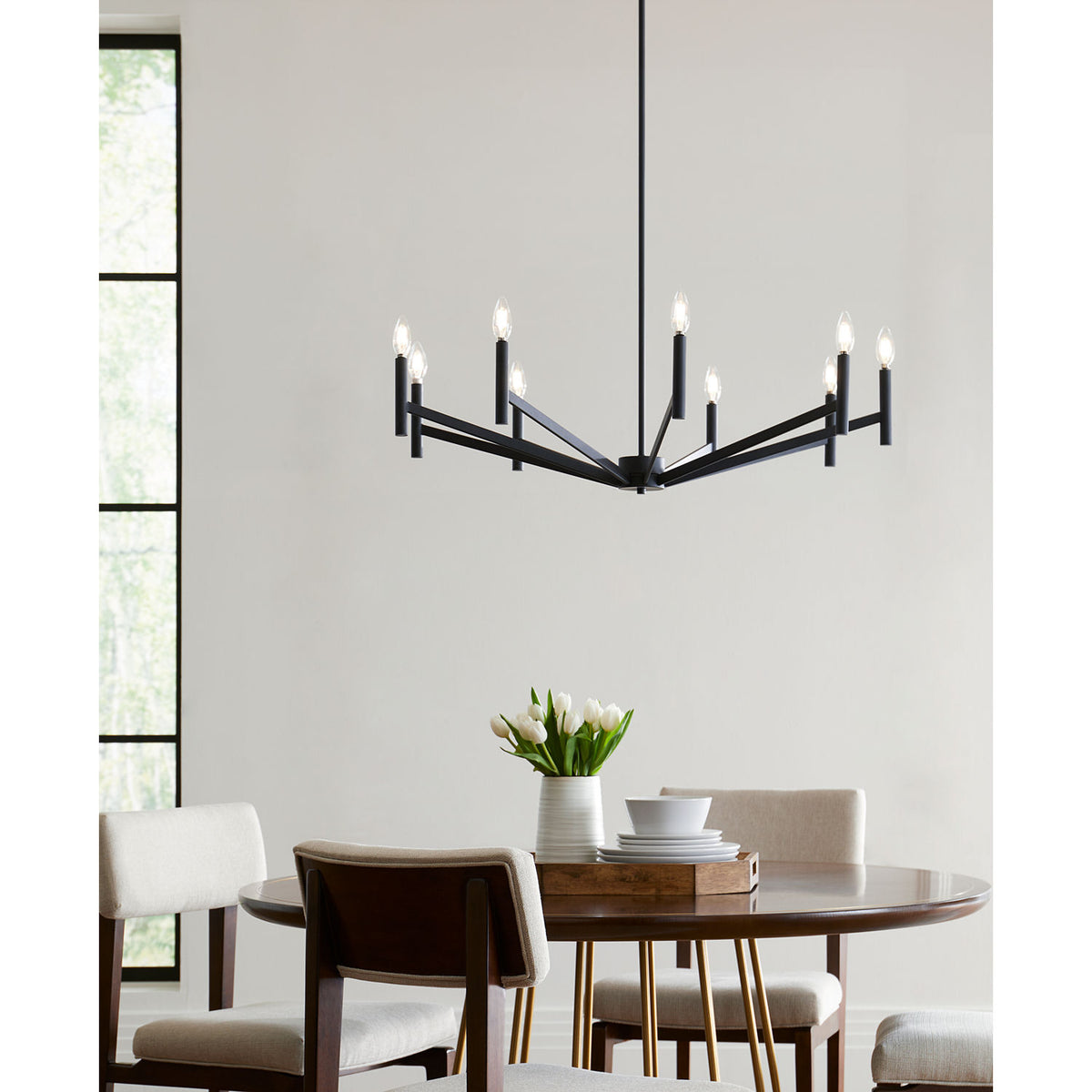 Visual Comfort Studio Collection 3124309-112 Vector Nine Light Chandelier