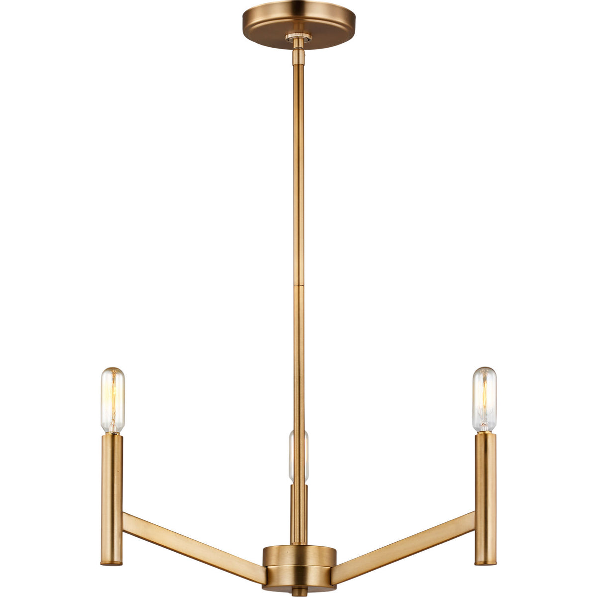 Collection Visual Comfort Studio 3124303-848 Vector Trois Lumières Suspendu
