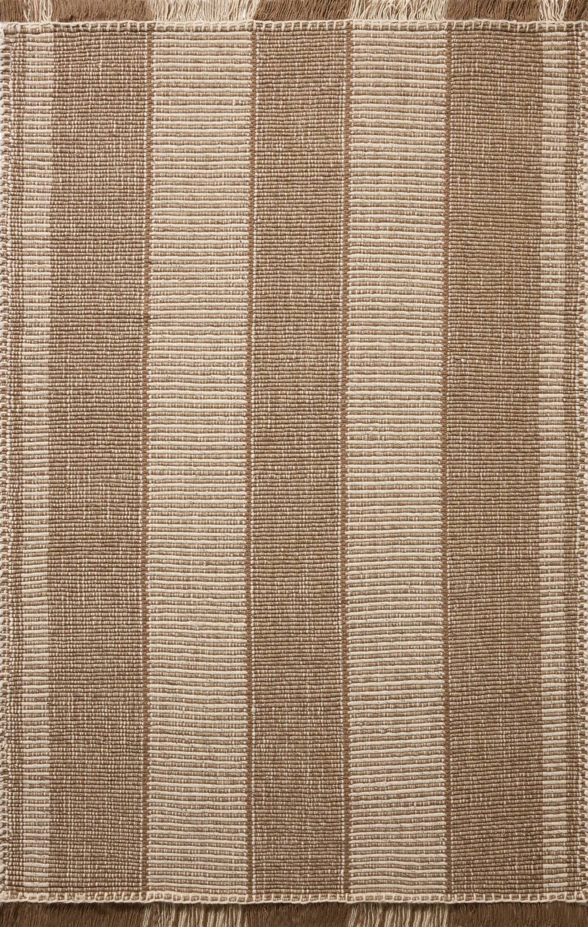 Loloi Rugs SIGRSIG-01BRIV Sigrid SIG-01 Brown / Ivory Area Rug in Brown / Ivory