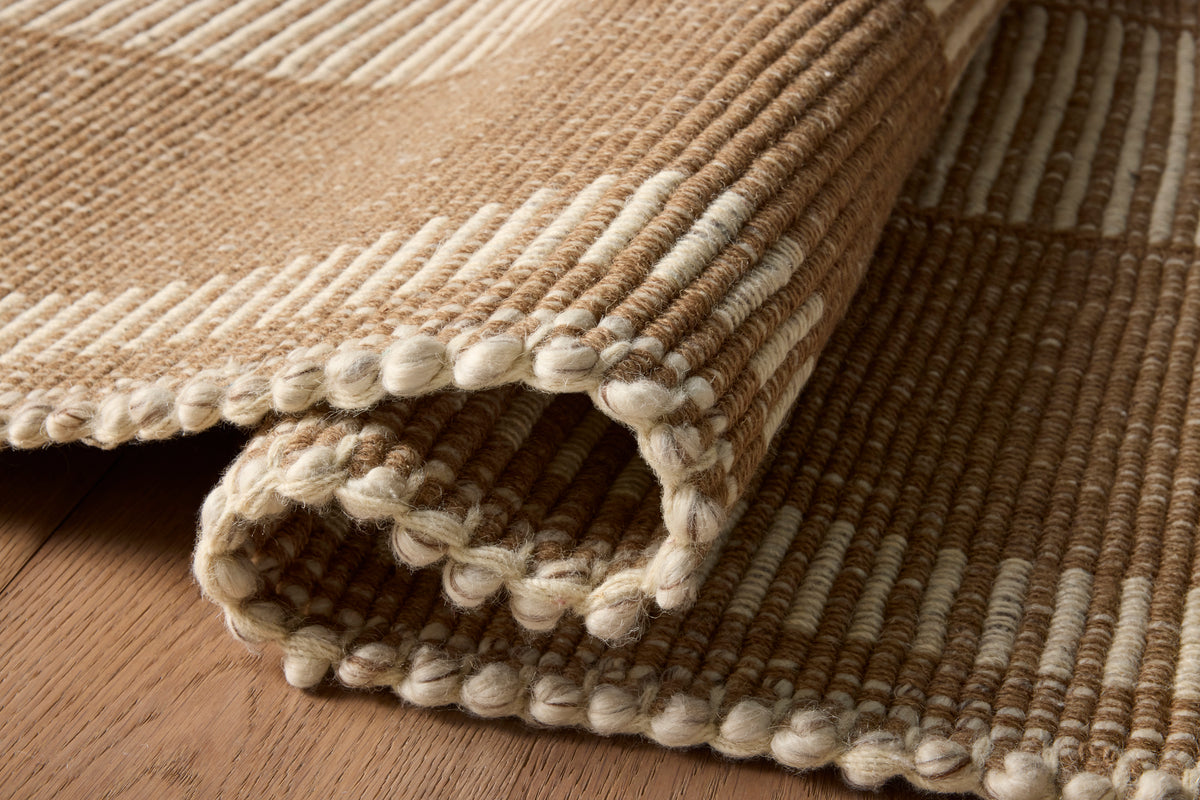 Loloi Rugs SIGRSIG-01BRIV Sigrid SIG-01 Brown / Ivory Area Rug in Brown / Ivory