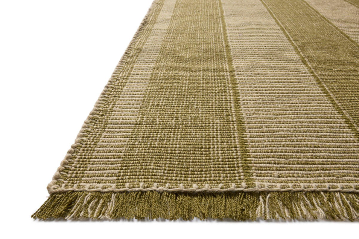 Loloi Rugs SIGRSIG-01GRIV Sigrid SIG-01 Green / Ivory Area Rug in Green / Ivory