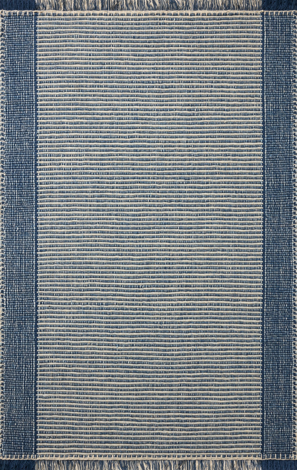 Loloi Rugs SIGRSIG-03INIV Sigrid SIG-03 Indigo / Ivory Area Rug in Indigo / Ivory
