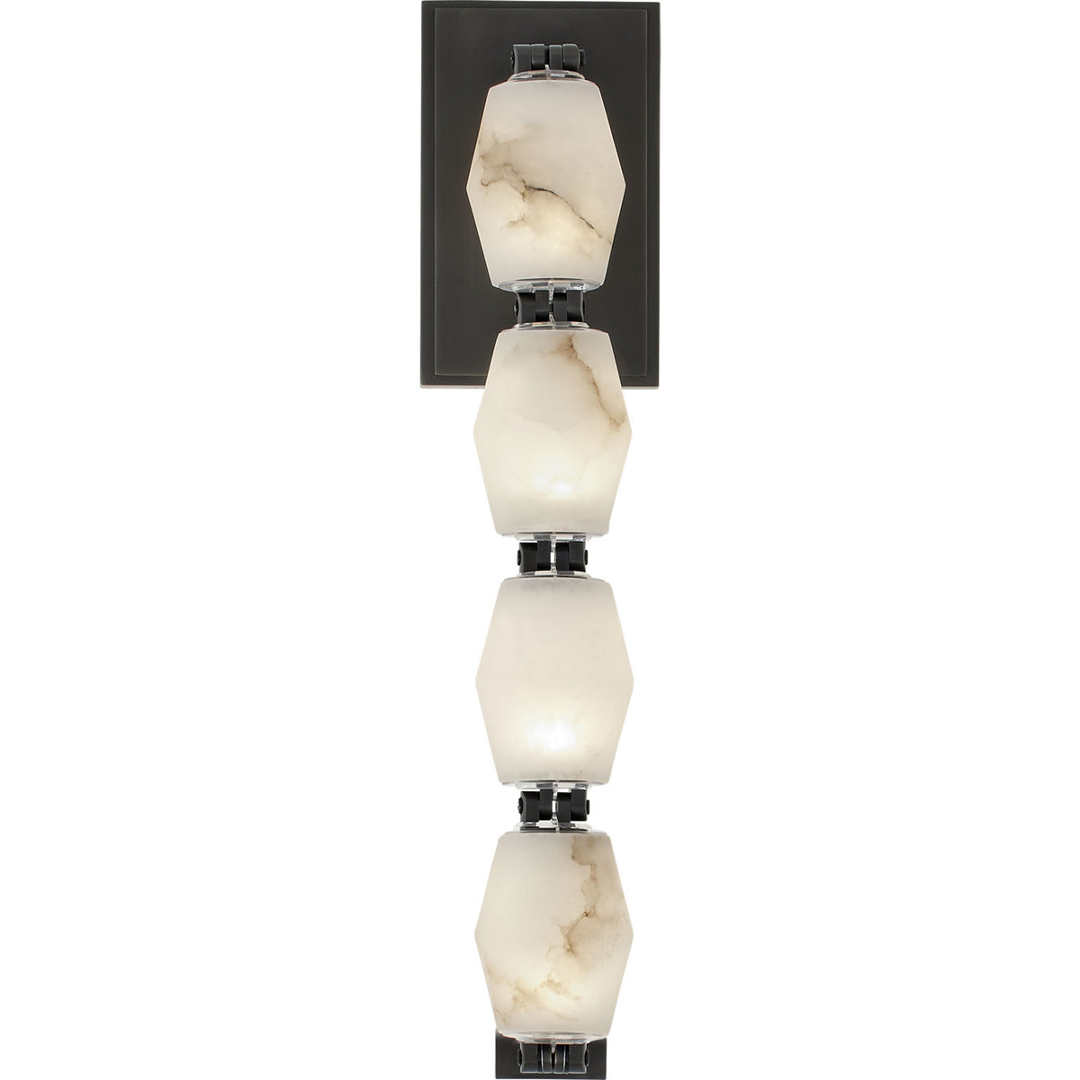 Visual Comfort Modern Collection SLWS54630ALBBZ Collier Alabaster Sconce