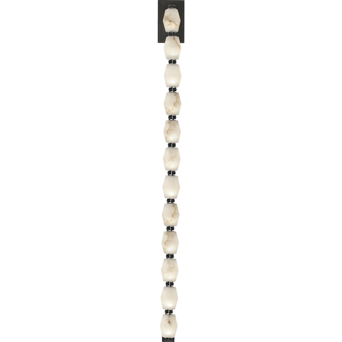 Visual Comfort Modern Collection SLWS54830ALBBZ Collier Alabaster Sconce