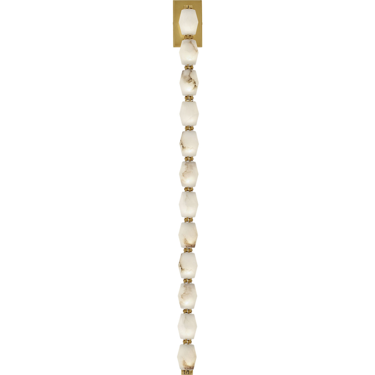 Visual Comfort Modern Collection SLWS54830ALBHAB Collier Alabaster Sconce