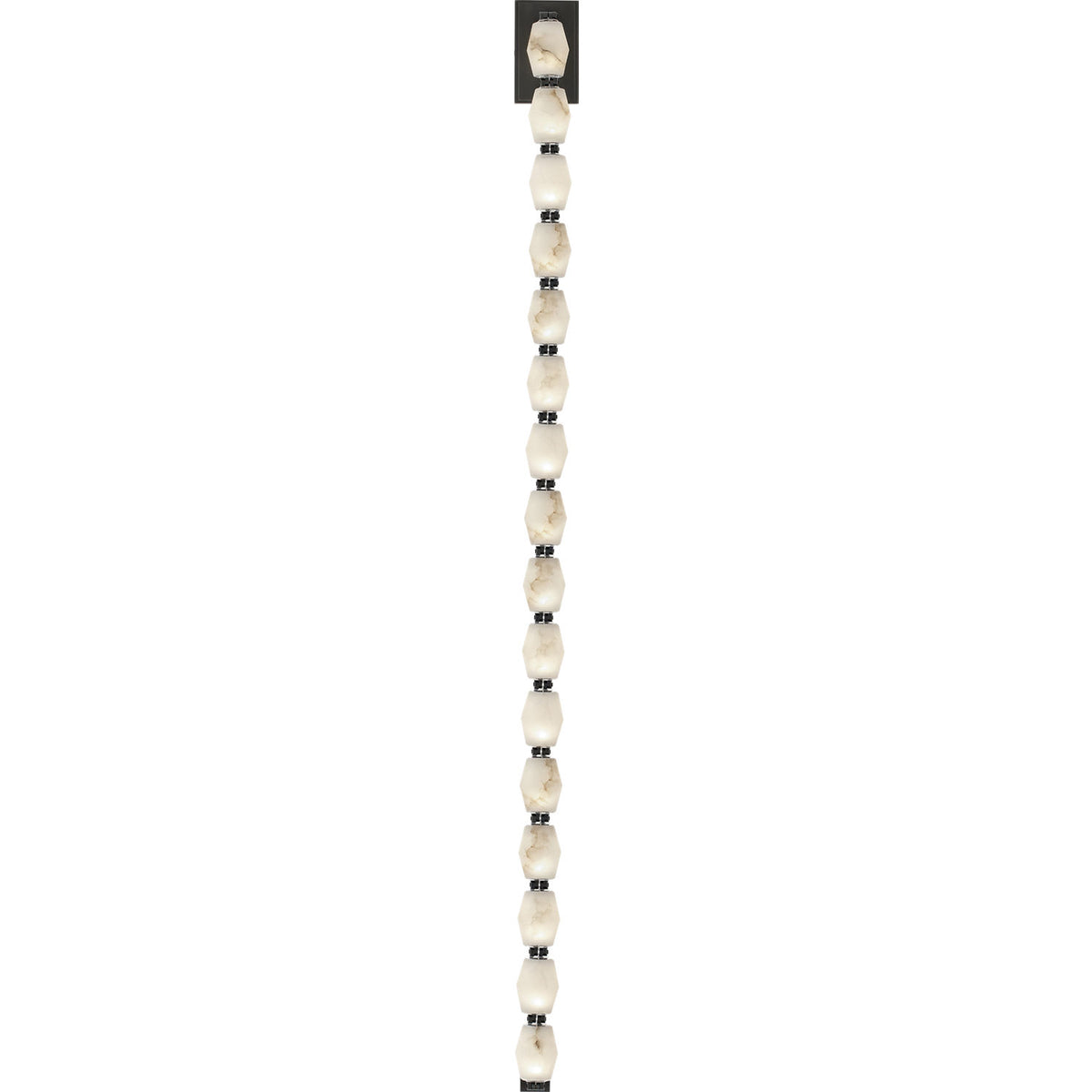Visual Comfort Modern Collection SLWS54930ALBBZ Collier Alabaster Sconce