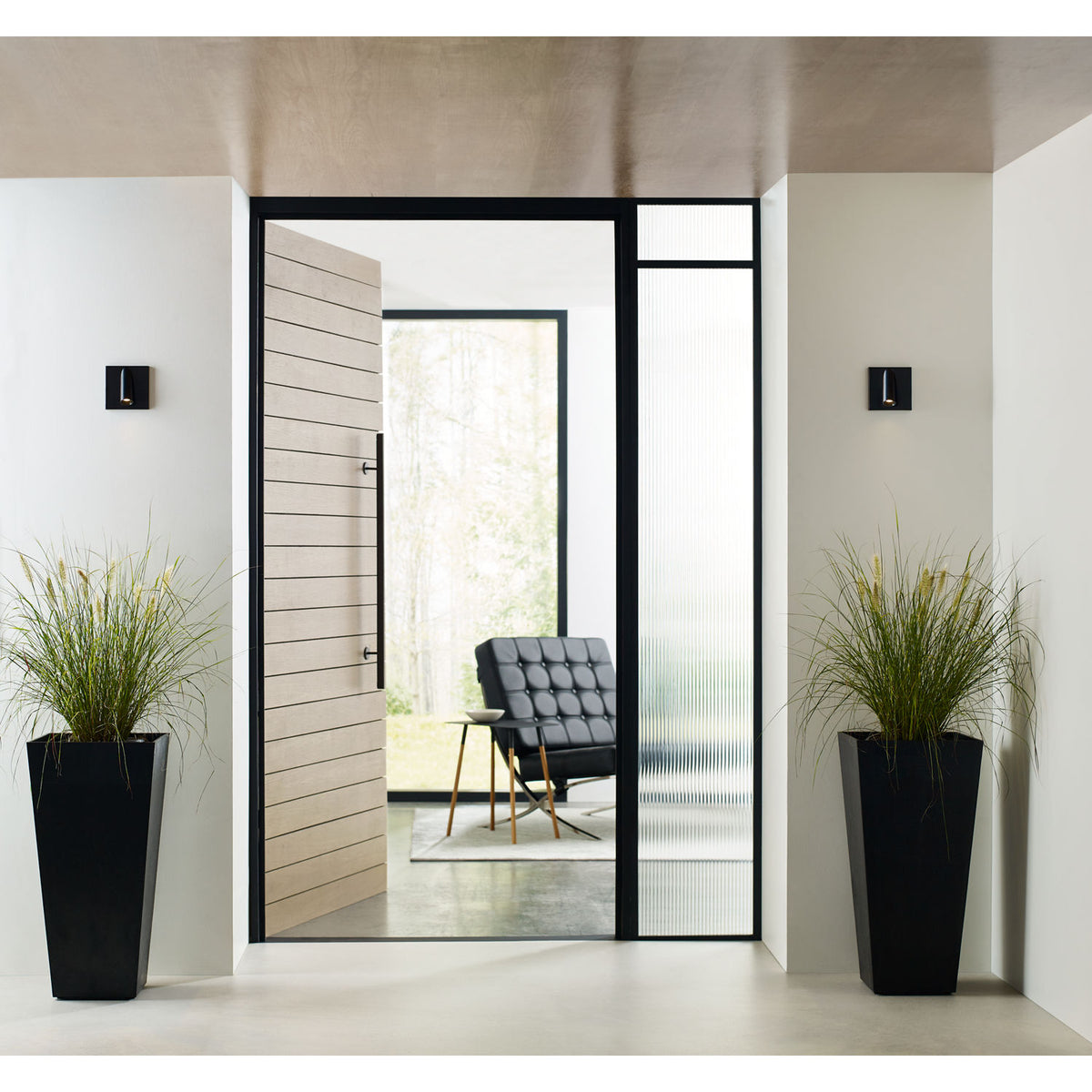 Visual Comfort Modern Collection 700OWPNT5B-LED930 Ponte 5 Outdoor Wall