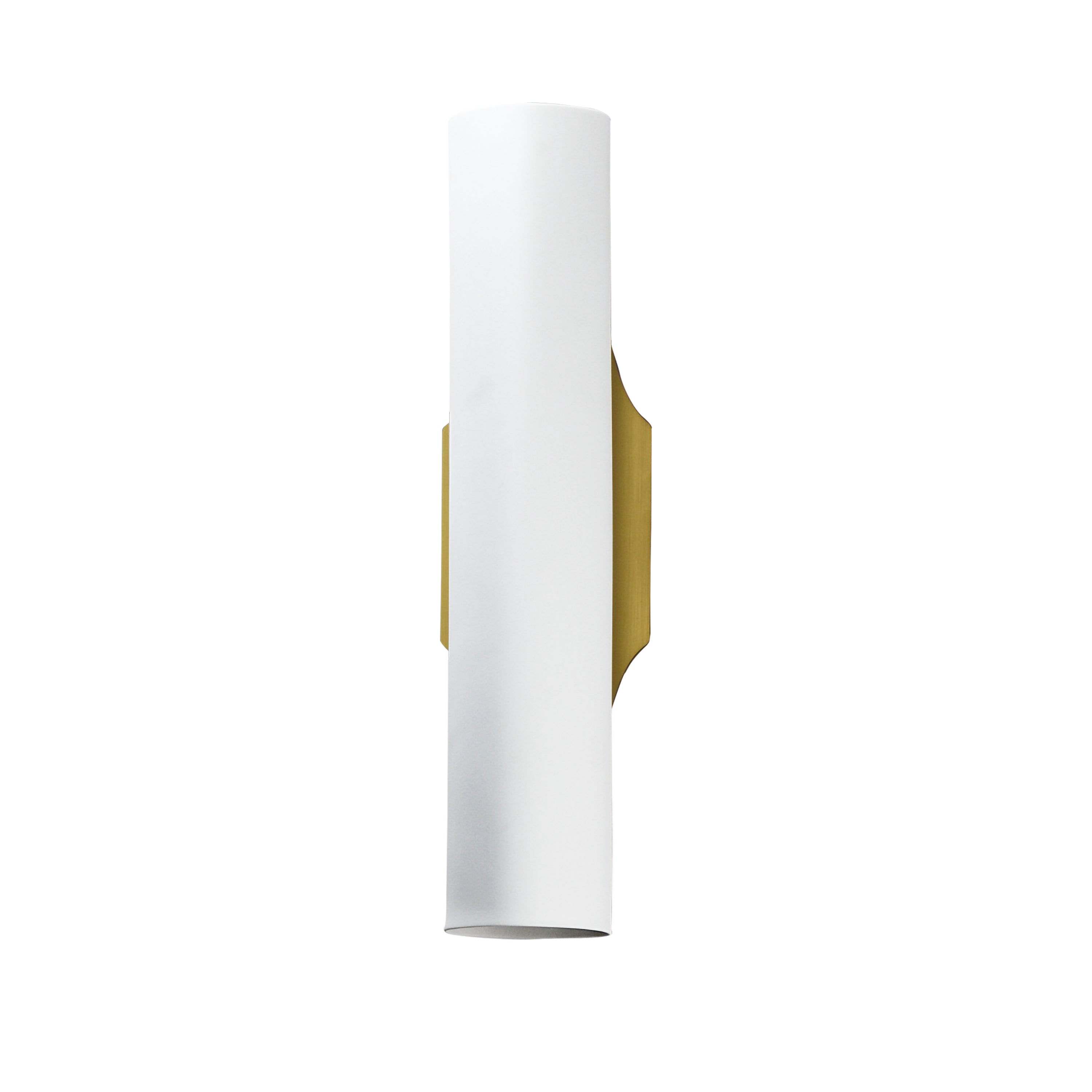 Studio M Lighting SM300300WTVB Tropo Wall Sconce in Vintage Brass, front view on white background
