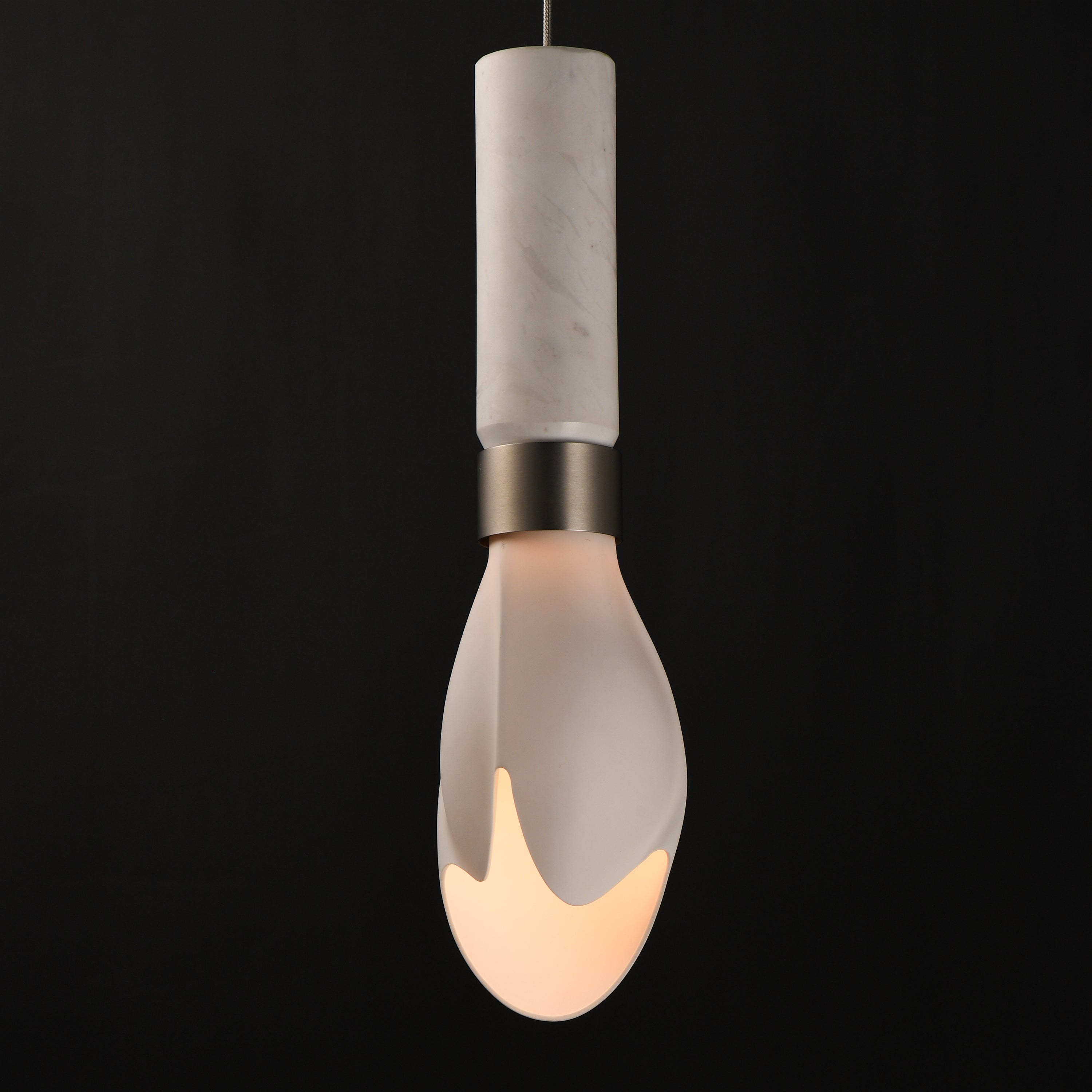 Studio M Lighting - SM30141WTWCMSN - Burgeon Pendant - Burgeon - Satin Nickel