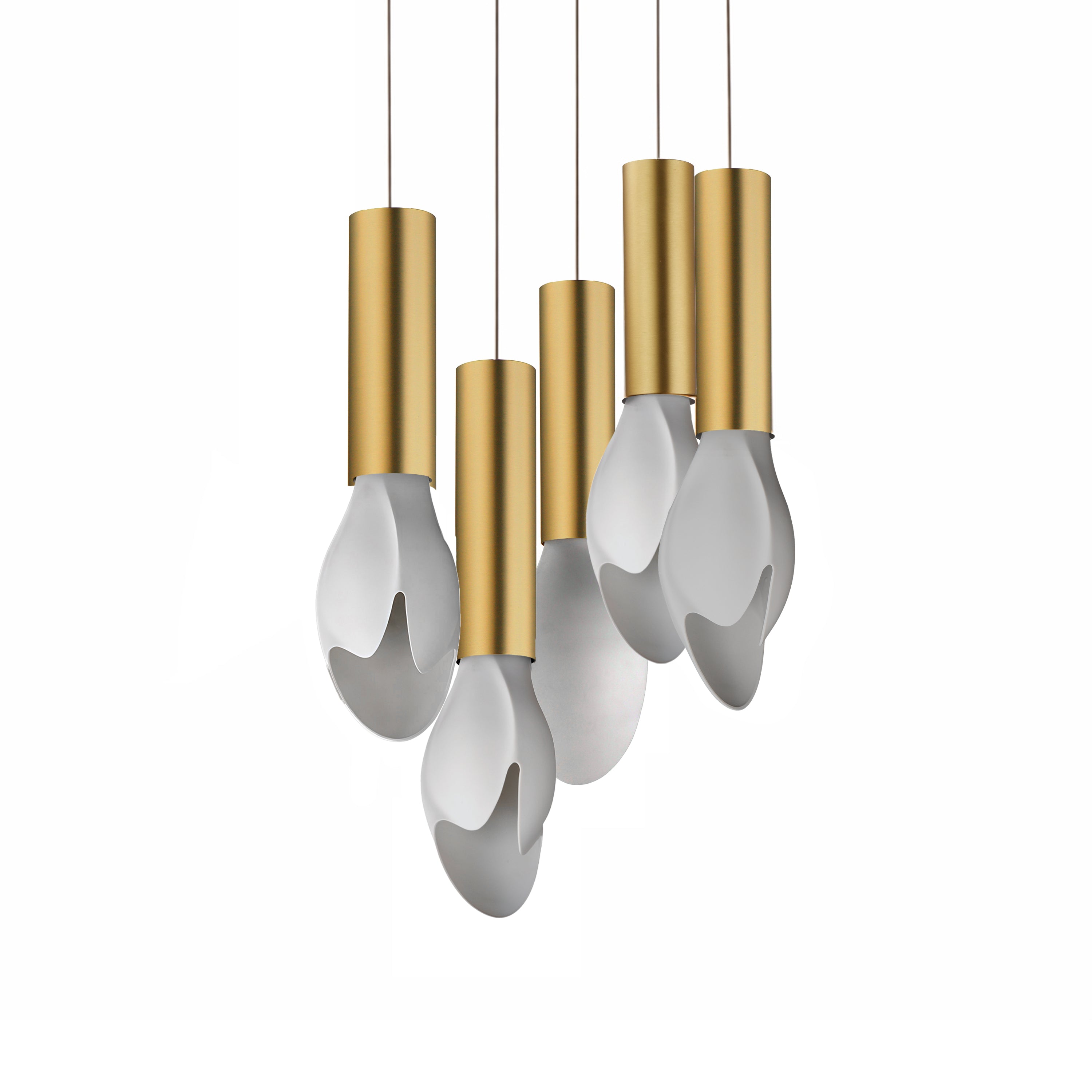 Studio M Lighting - SM30145WTNAB - Burgeon Pendant - Burgeon - Natural Aged Brass