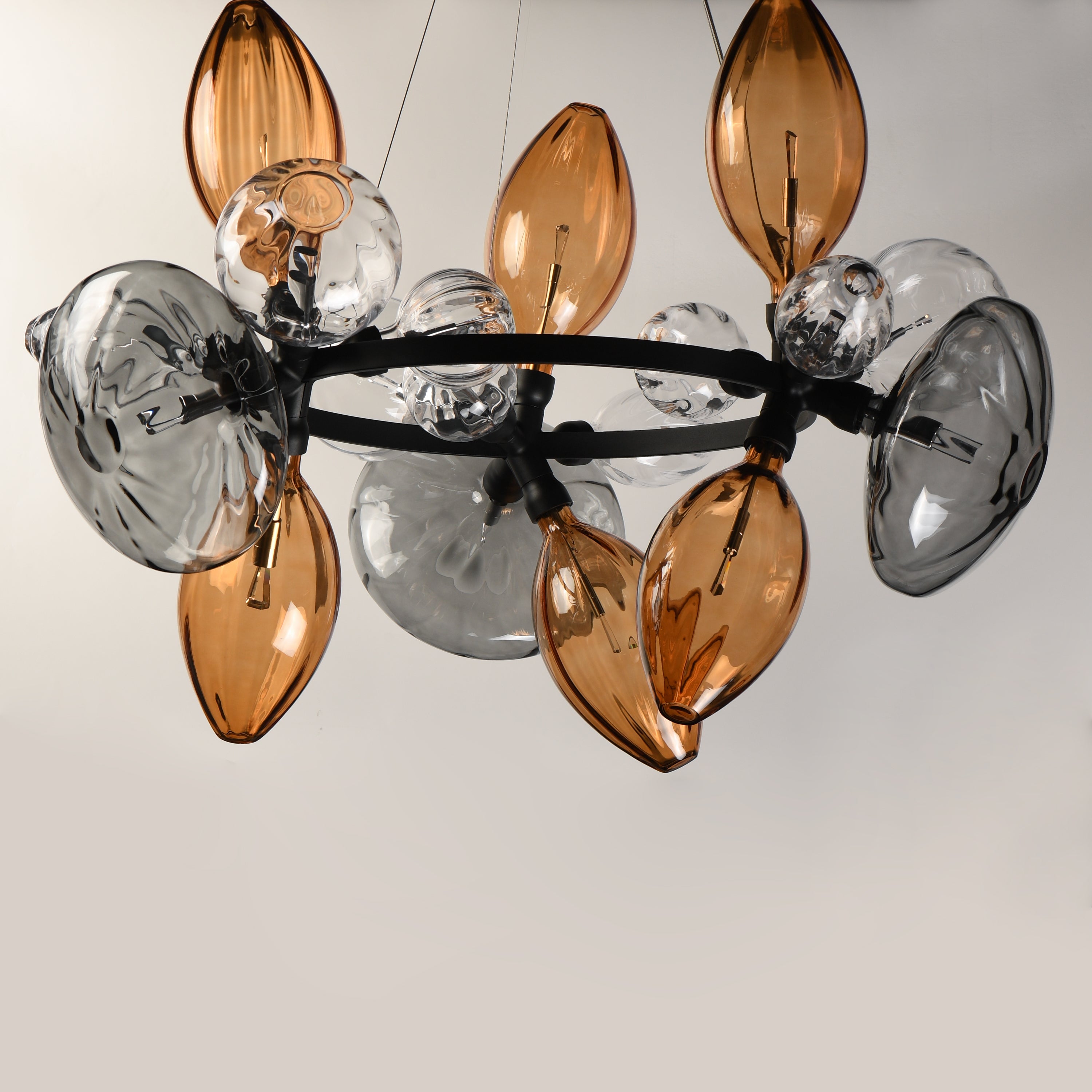 Studio M Lighting - SM49303EMSKBK - Ray Dance Cluster Pendant - Ray Dance Cluster - Black
