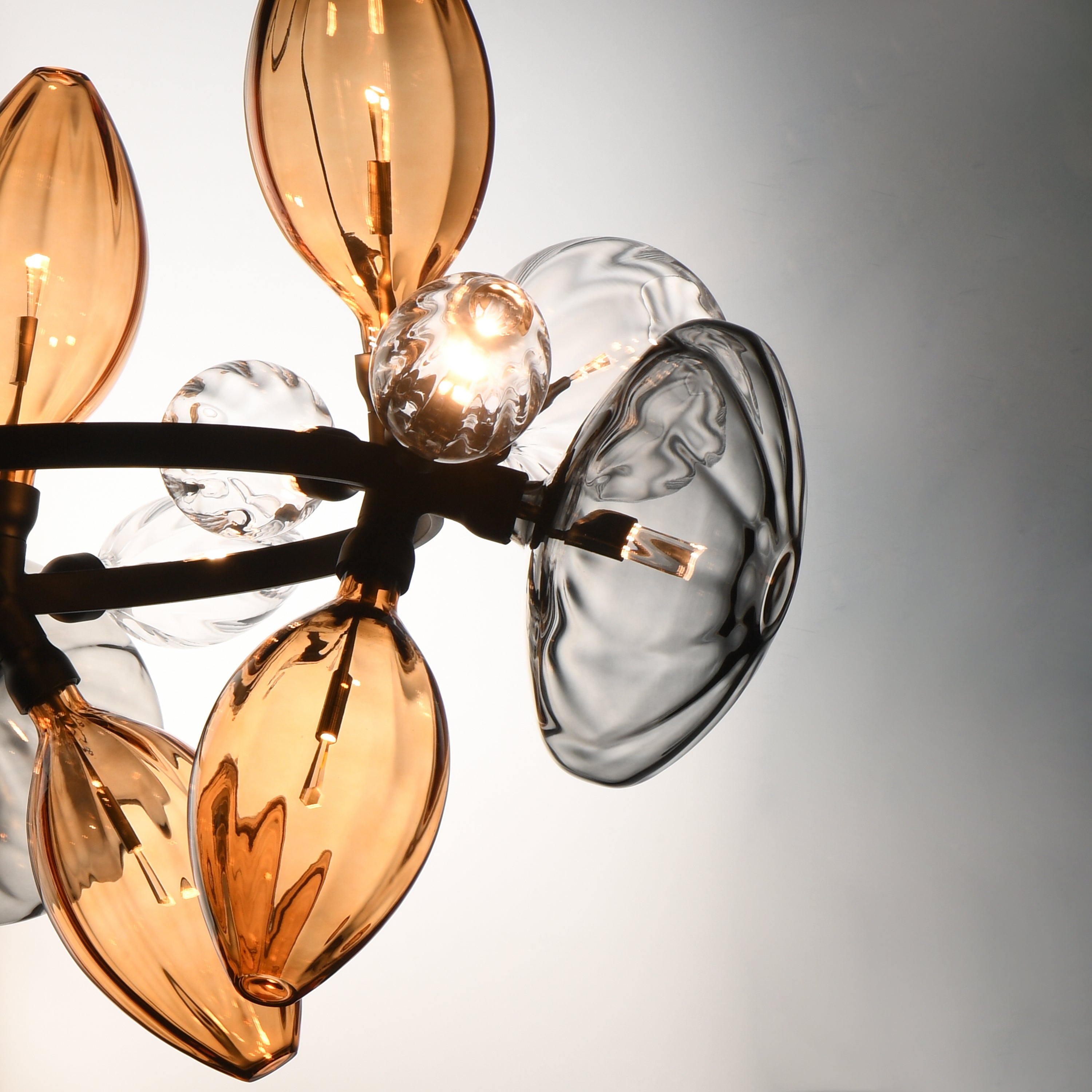 Studio M Lighting - SM49303EMSKBK - Ray Dance Cluster Pendant - Ray Dance Cluster - Black