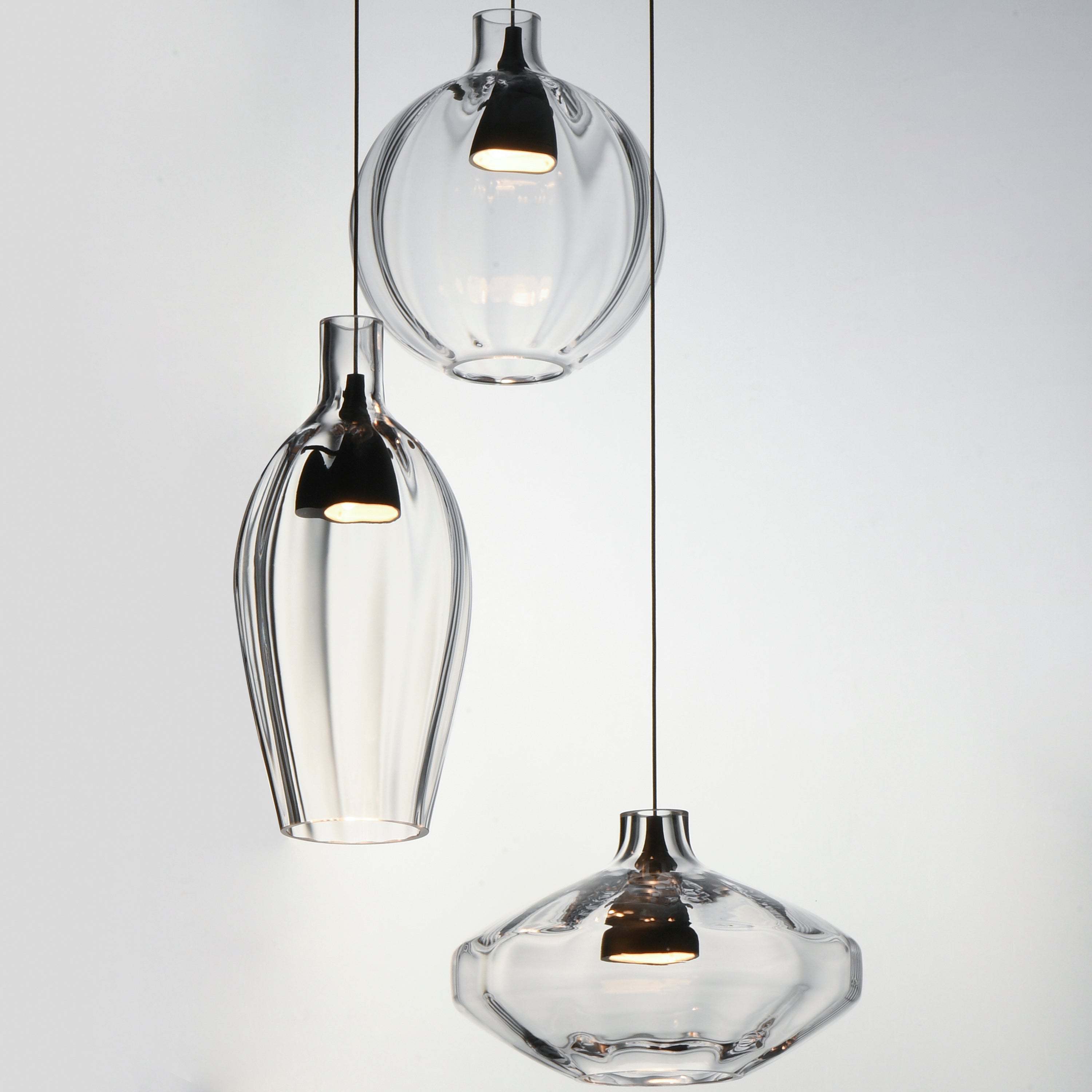 Studio M Lighting - SM49314CL - Ray Dance Pendant - Ray Dance - Brushed Aluminum