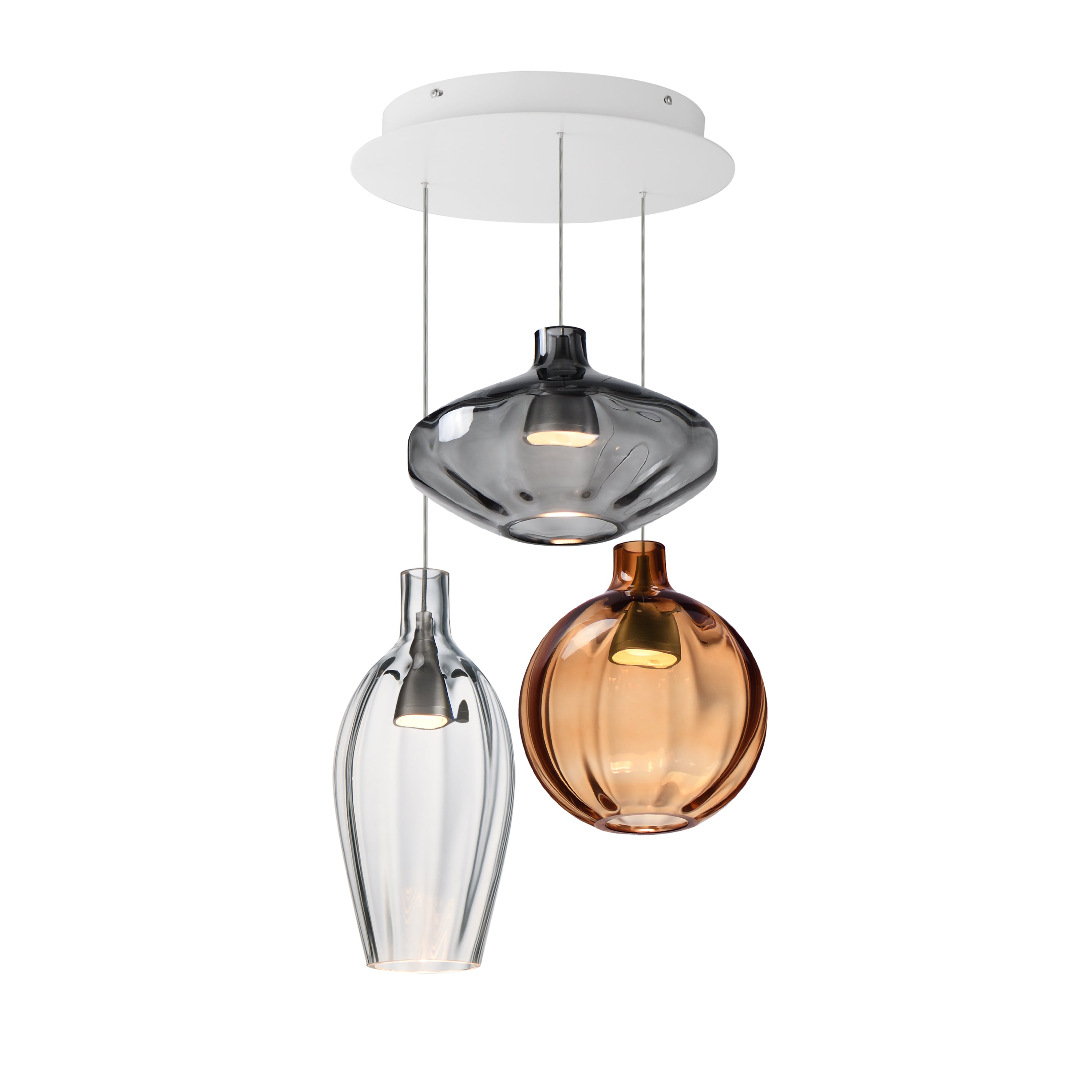 Studio M Lighting - SM49314EMSK - Ray Dance Pendant - Ray Dance - Brushed Aluminum