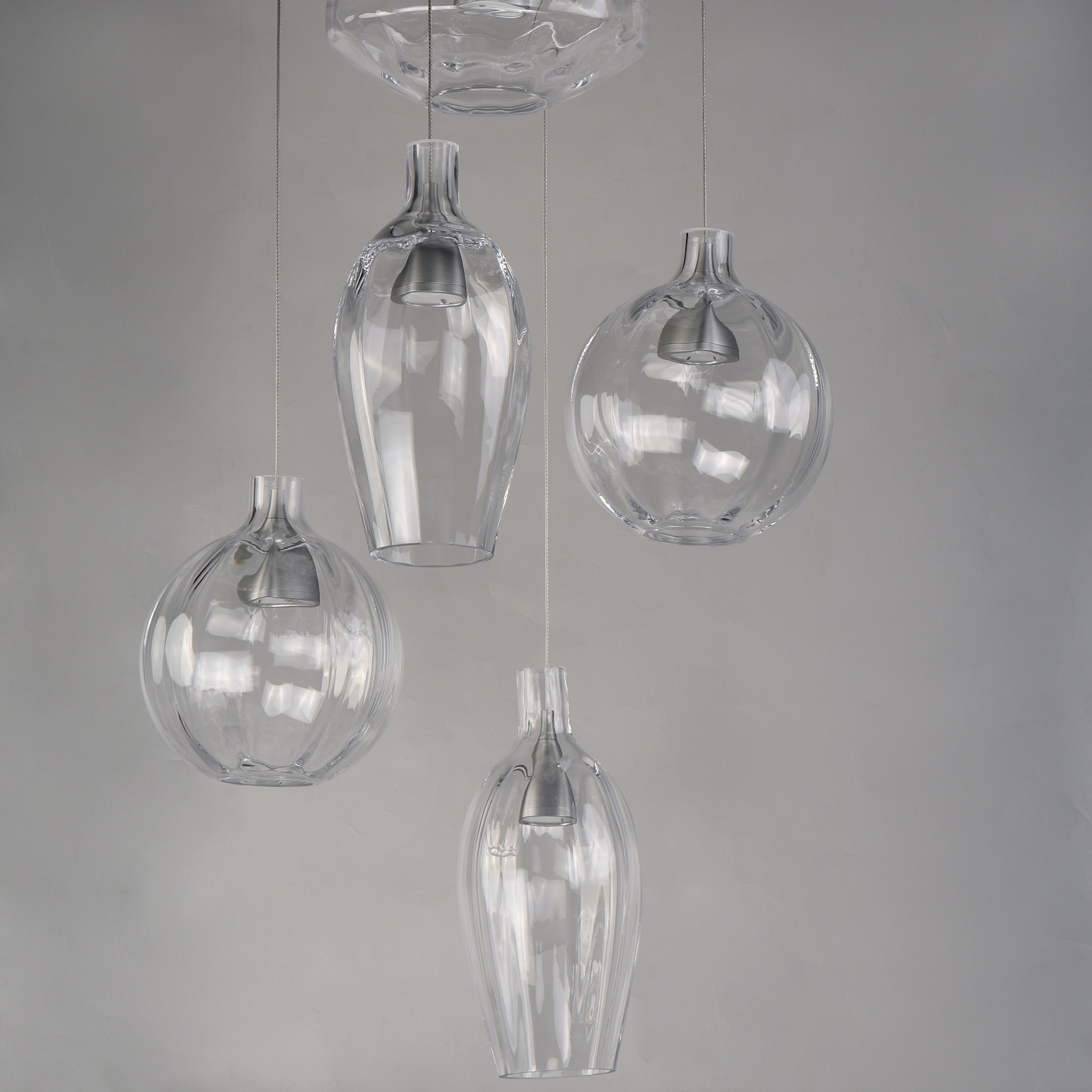 Studio M Lighting - SM49315CL - Ray Dance Pendant - Ray Dance - Brushed Aluminum