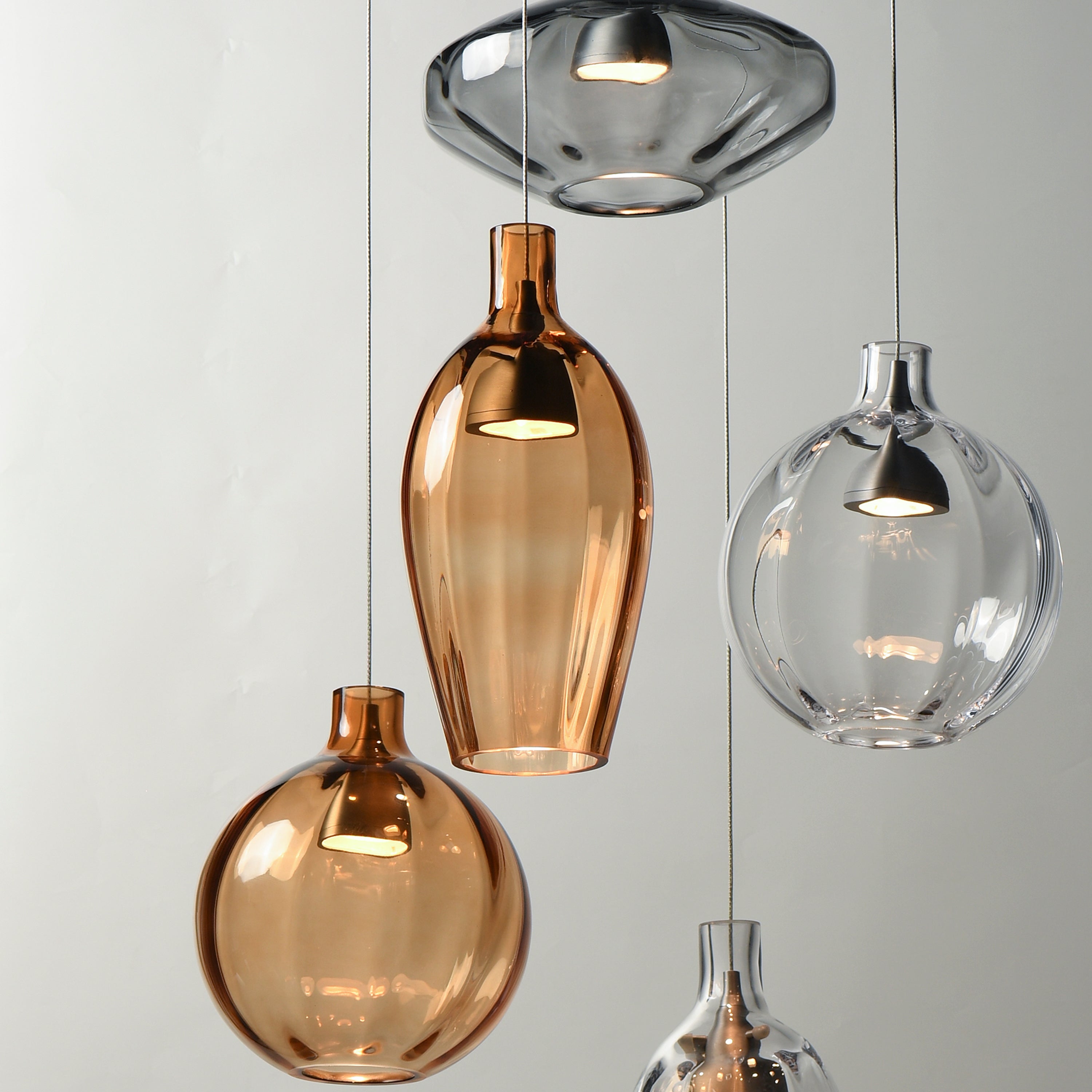 Studio M Lighting - SM49315EMSK - Ray Dance Pendant - Ray Dance - Brushed Aluminum