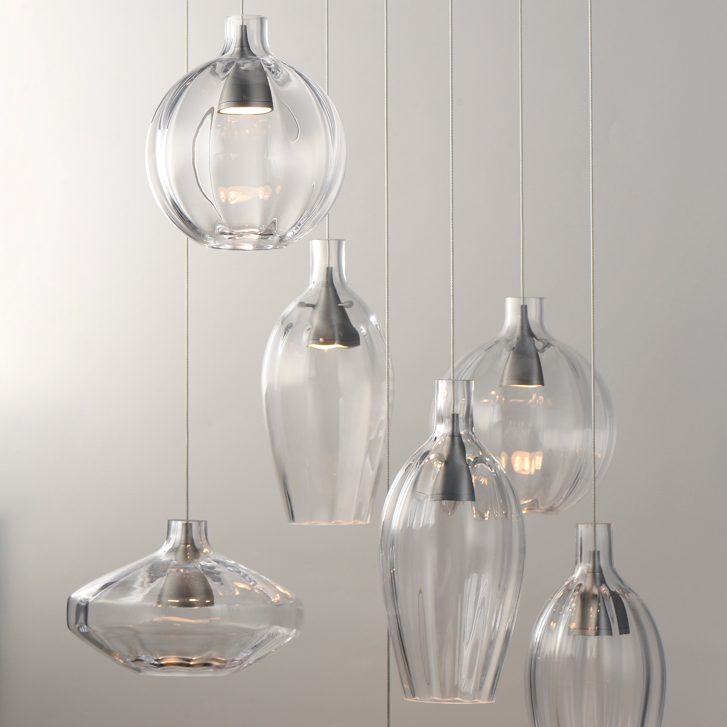Studio M Lighting - SM49317CL - Ray Dance Pendant - Ray Dance - Brushed Aluminum