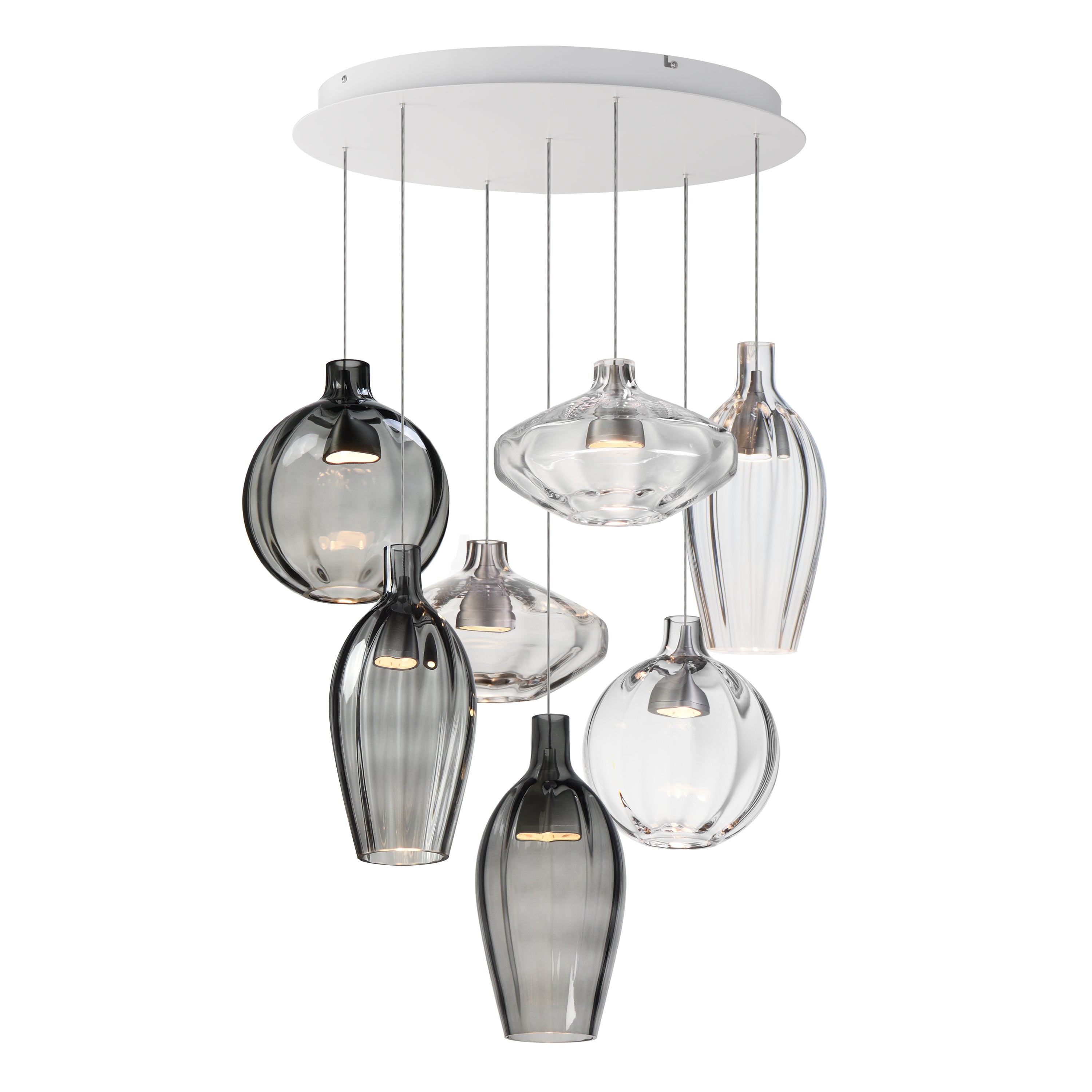Studio M Lighting - SM49317MSCL - Ray Dance Pendant - Ray Dance - Brushed Aluminum