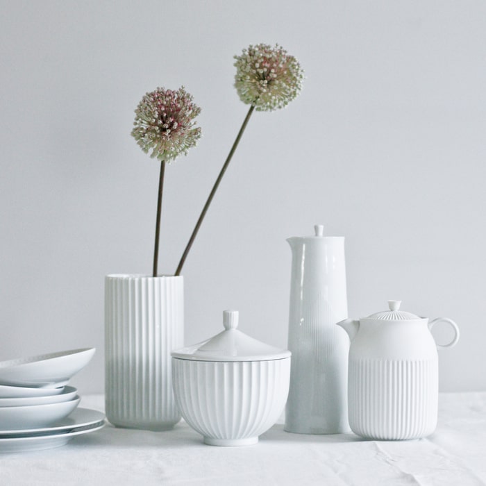 Lyngby Porcelæn 200783 Lyngby Vase in White
