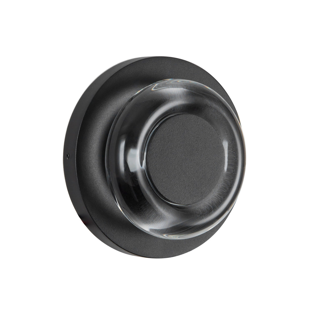 Applique murale extérieure à DEL Stephord de Kuzco Lighting EW97204-BK/CL, couleur noire