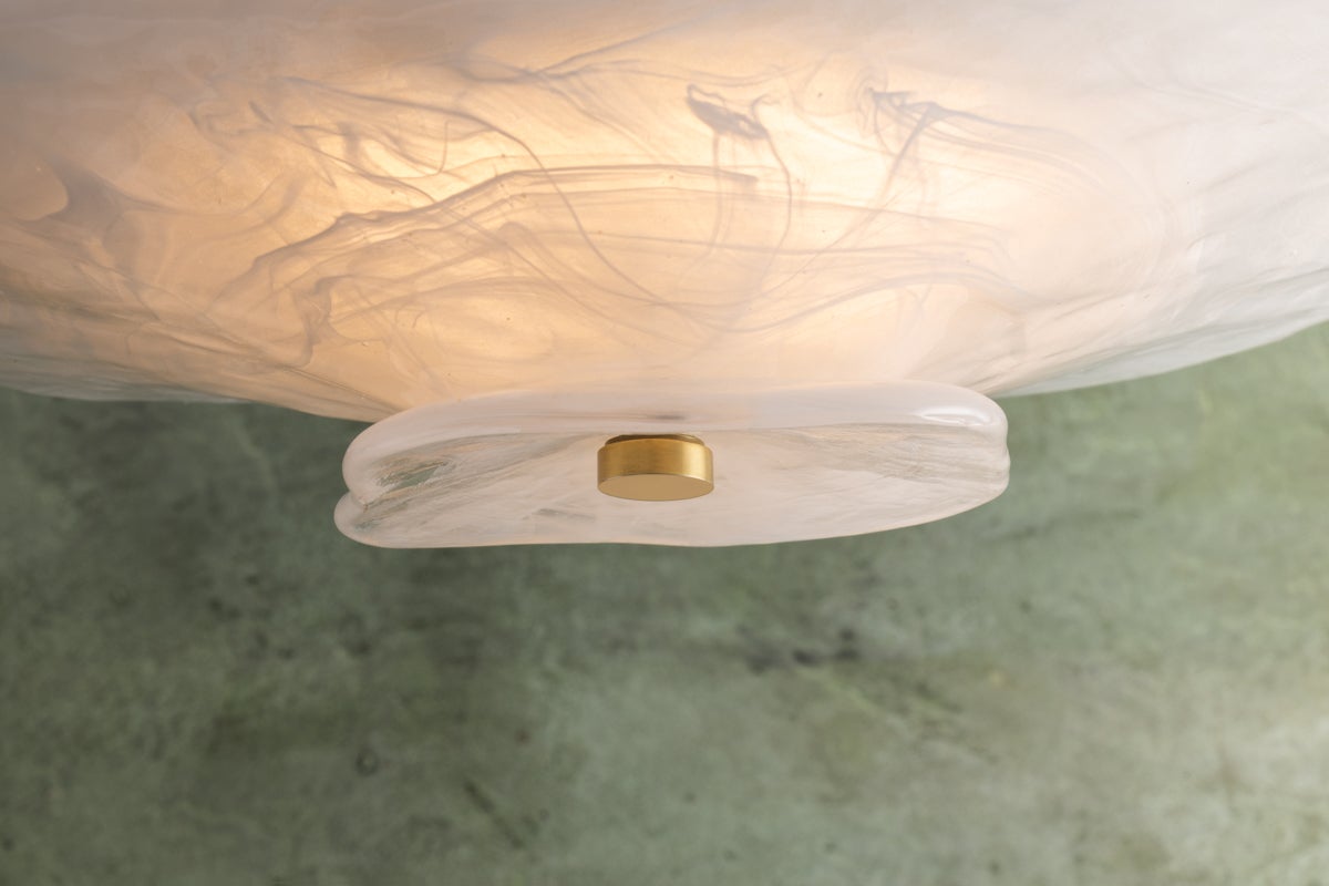 Mitzi H994501-AGB Starlie Flush Mount in Aged Brass
