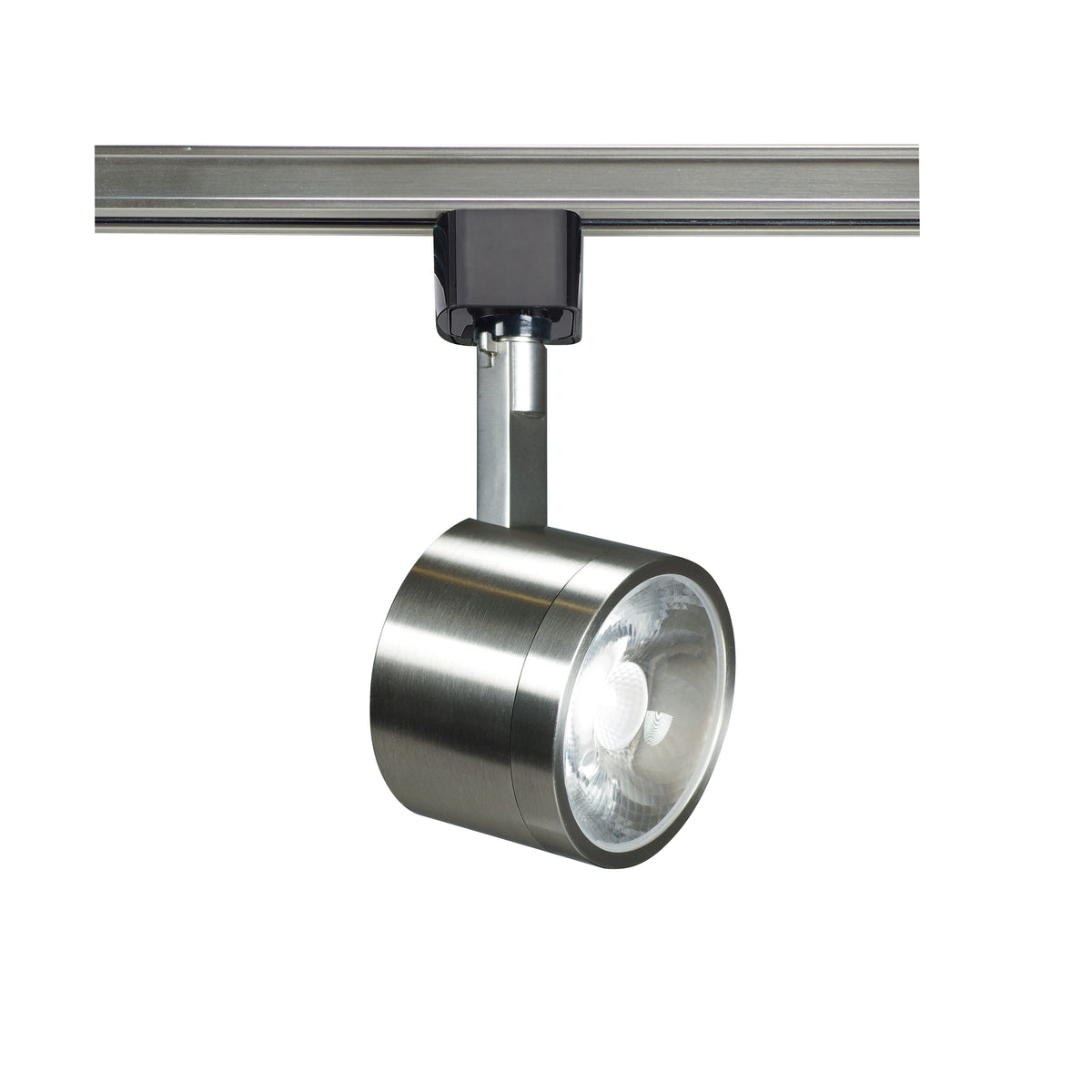 Satco TH407 LED Round Track Head in Brushed Nickel