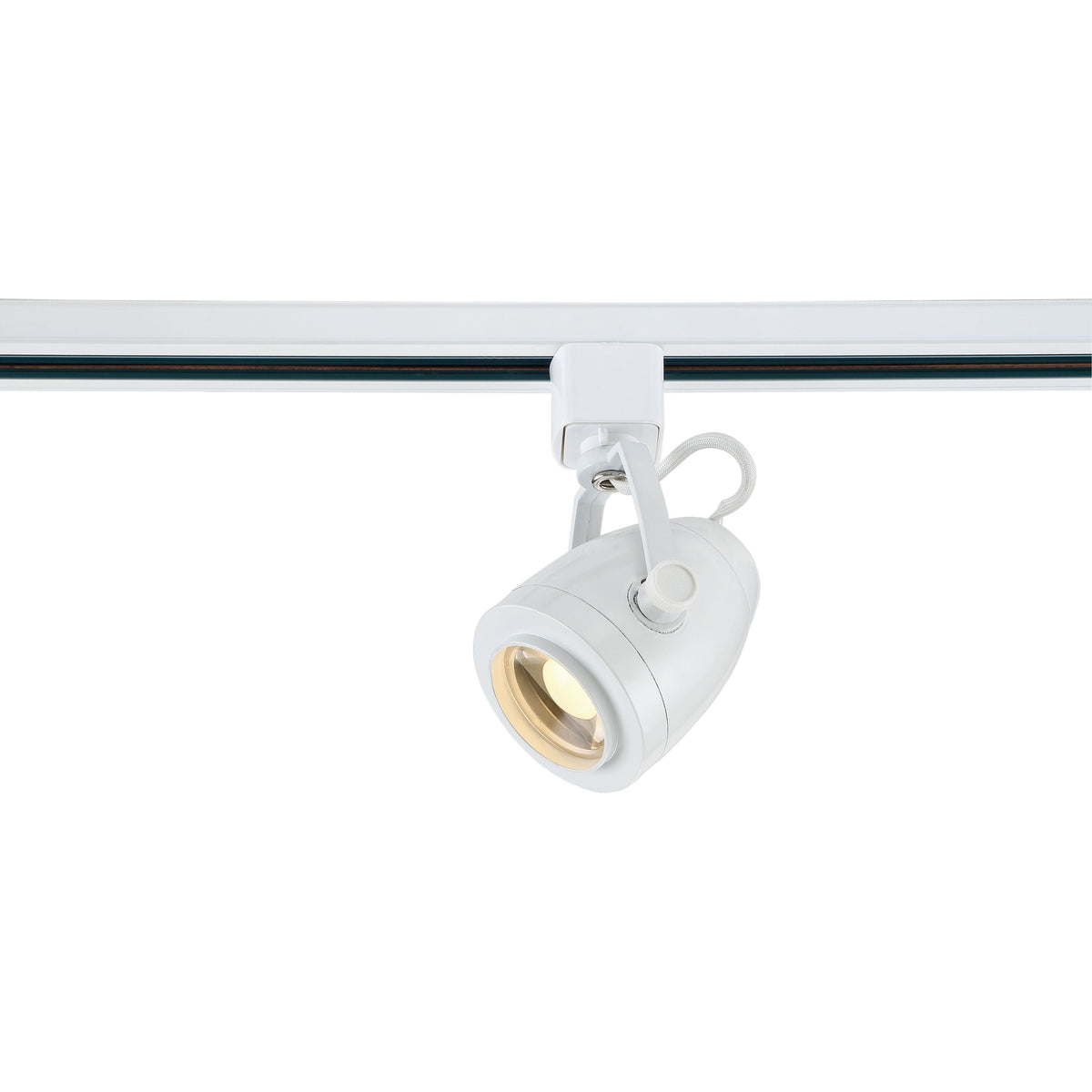 Tête de rail à pincement LED Satco TH413 blanche