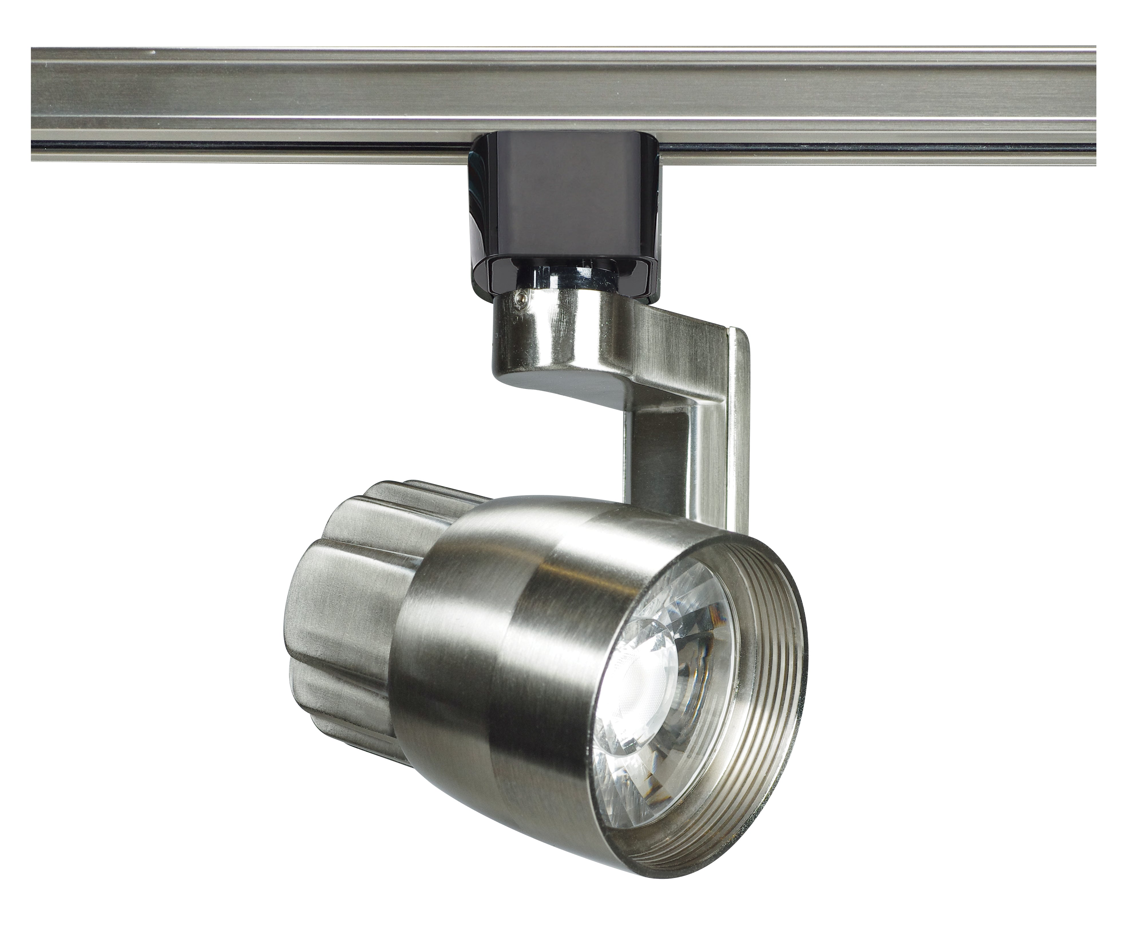 Satco TH427 LED Angle Arm Track Head in Brushed Nickel
