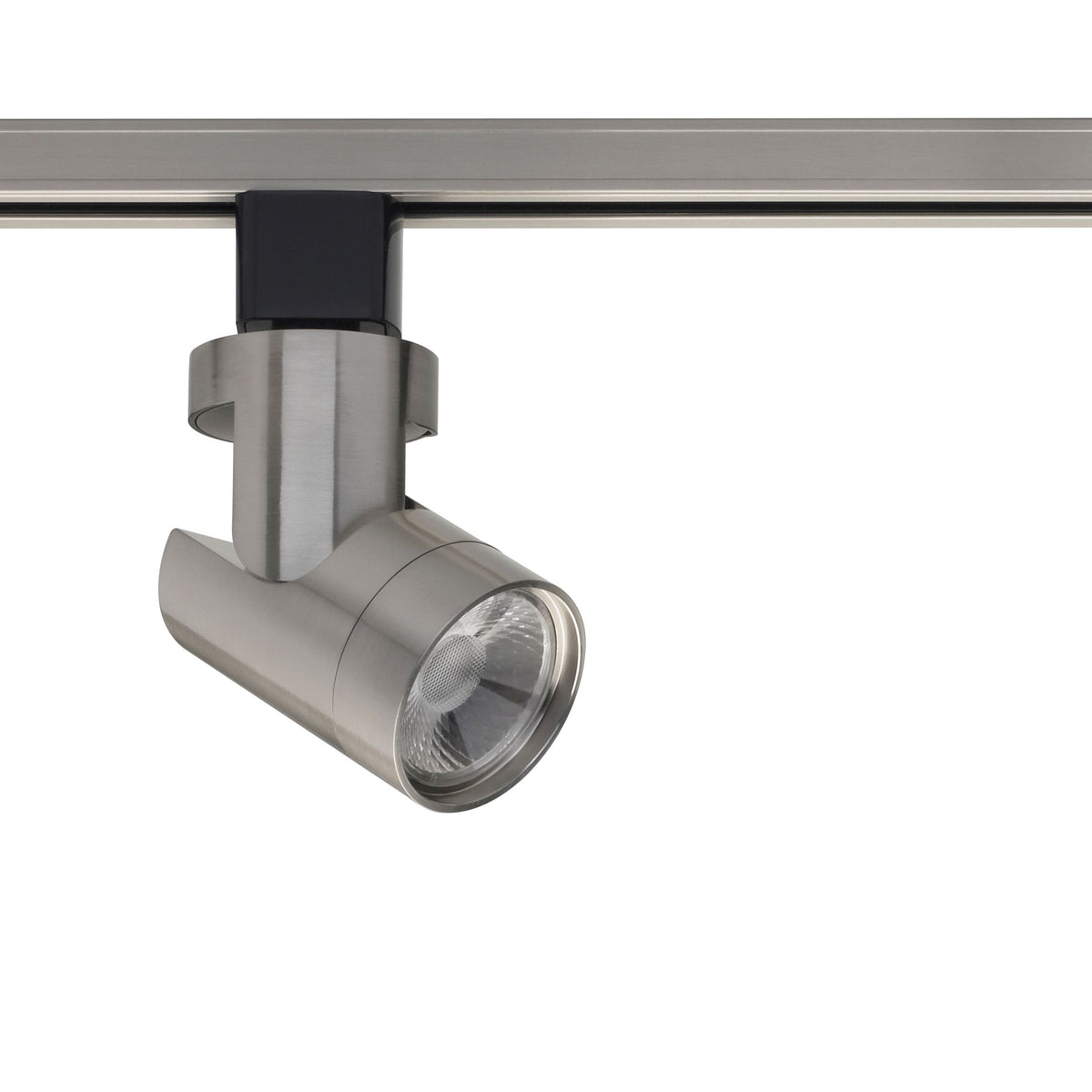 Tête d'éclairage sur rail à LED Satco TH437 en nickel brossé