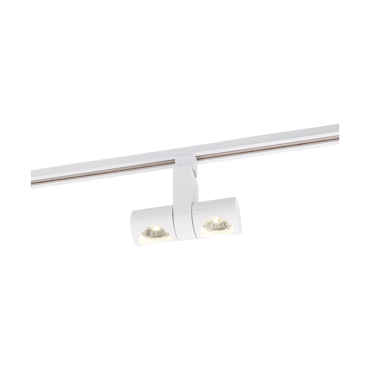 Satco TH483 LED Dual Pipe Track Head in White