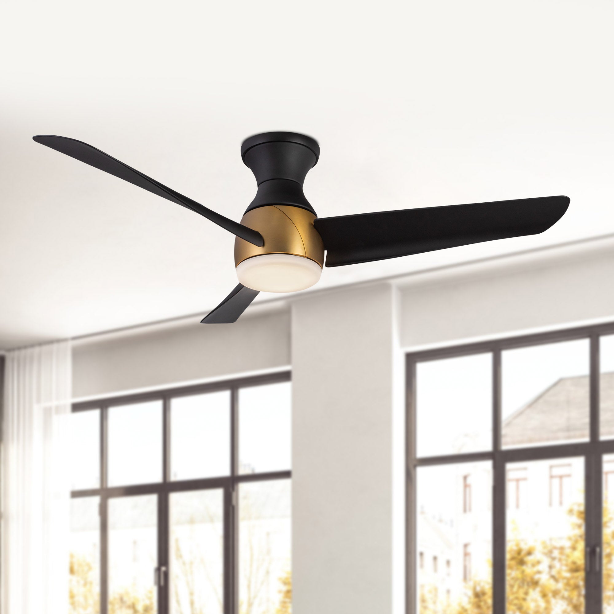 Éclairage Kuzco HF91954-MB Thalia Hugger Ventilateur