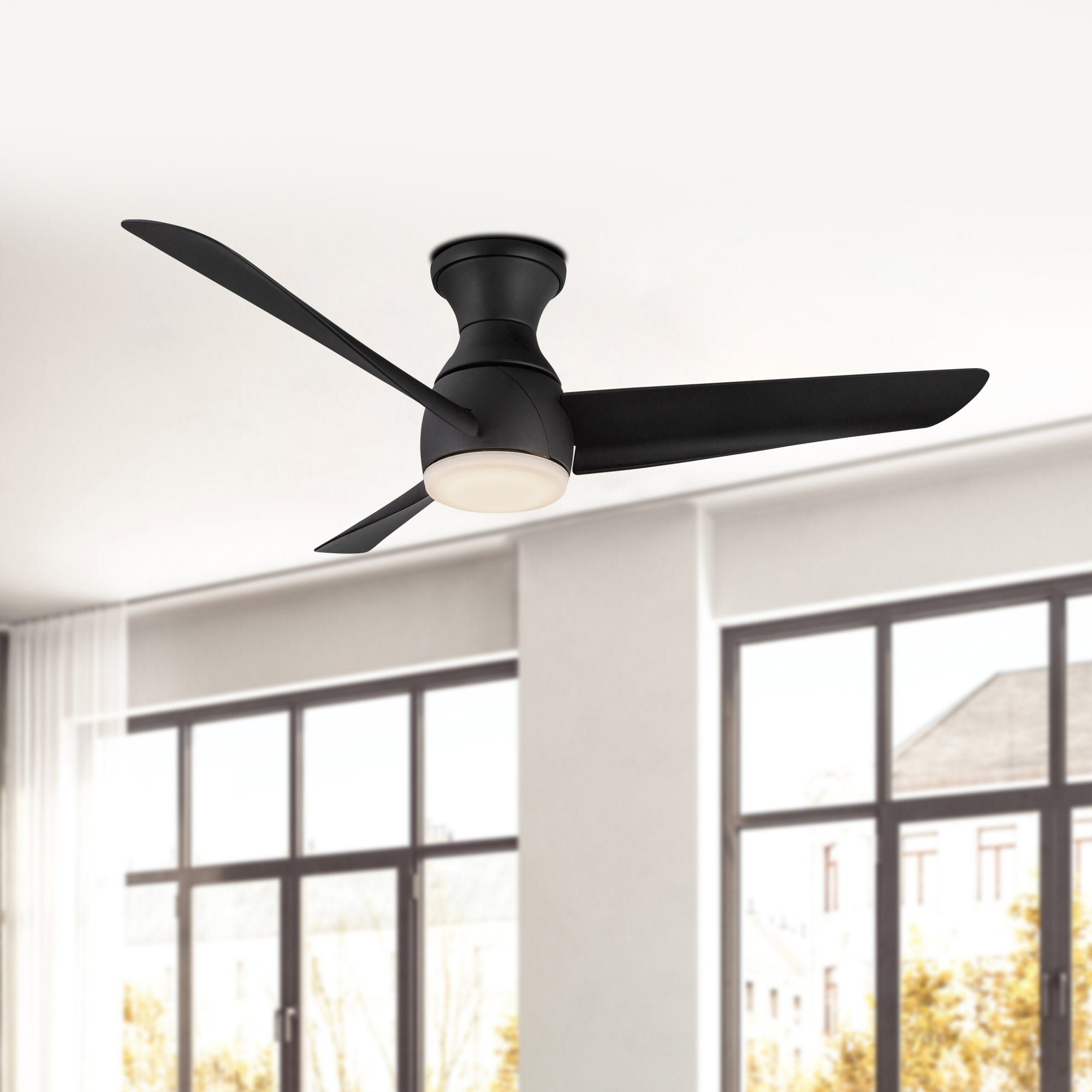 Kuzco Lighting HF91954-MB Thalia 54-in Hugger Fan