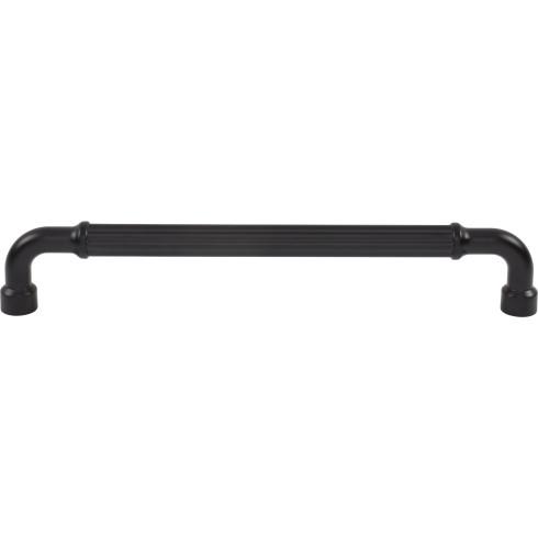 Top Knobs TK3409BLK Pemberton Appliance Pull in Flat Black