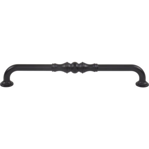 Top Knobs TK3435BLK Bayridge Pull in Flat Black