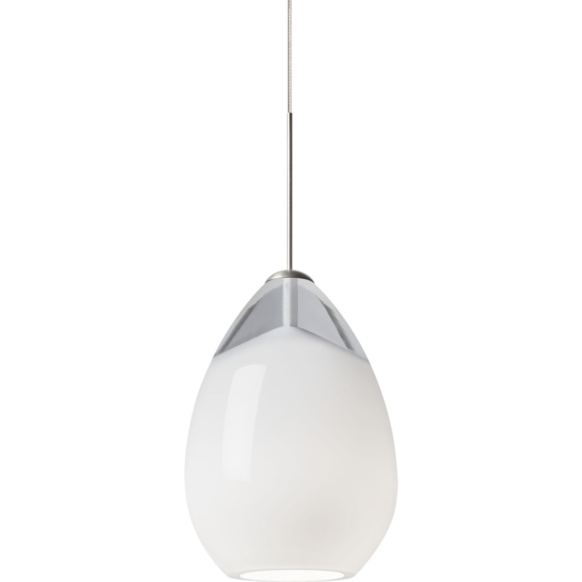 Visual Comfort Modern Collection 700FJALIWS Alina Pendant in Satin Nickel