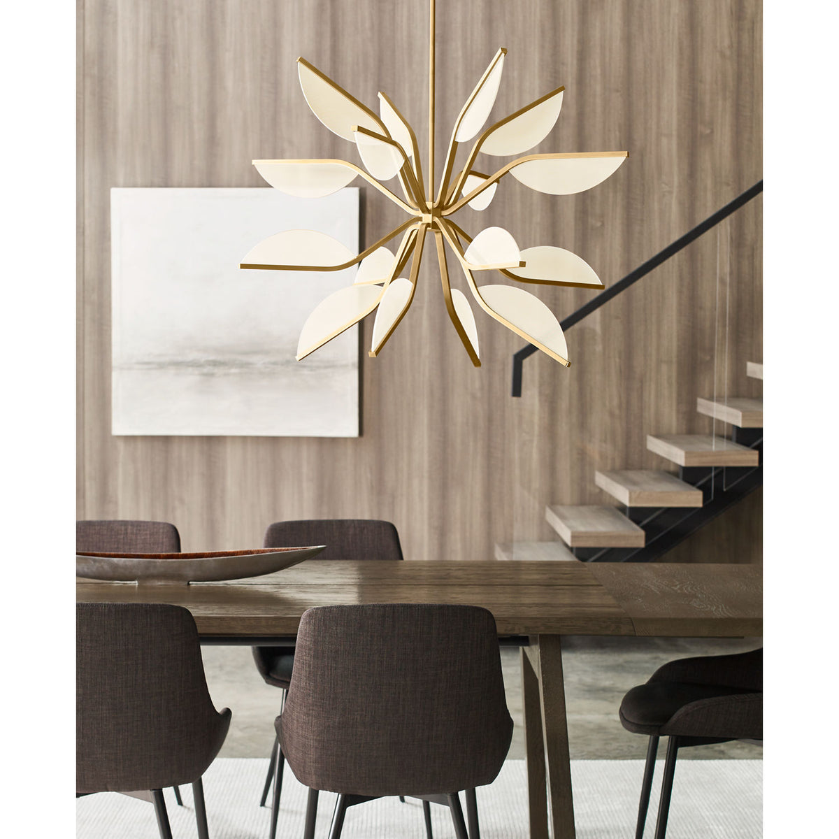 Visual Comfort Modern Collection 700BLT38GNB-LED930 Belterra 38 Globe Chandelier
