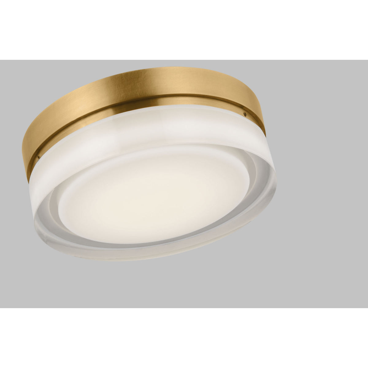 Collection moderne Visual Comfort 700CQSNB-LED3 Cirque Plafonnier