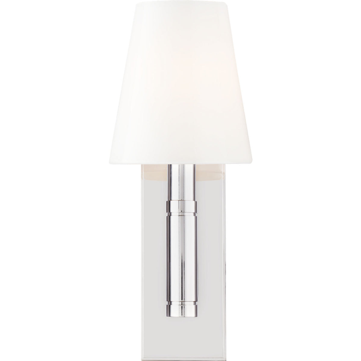 Applique murale de salle de bain haute classique Beckham de la collection Visual Comfort Studio TV1001PN