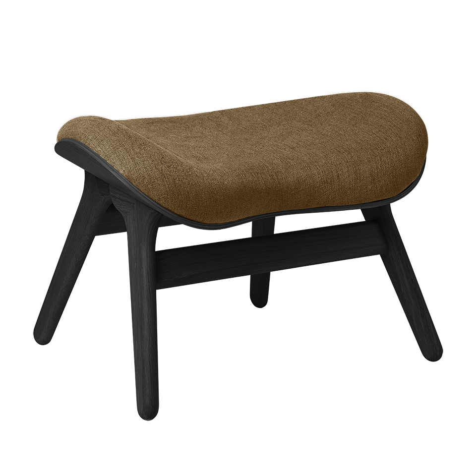 Umage 5105C703-01 A Conversation Piece Ottoman in Black Oak with Sugar Brown