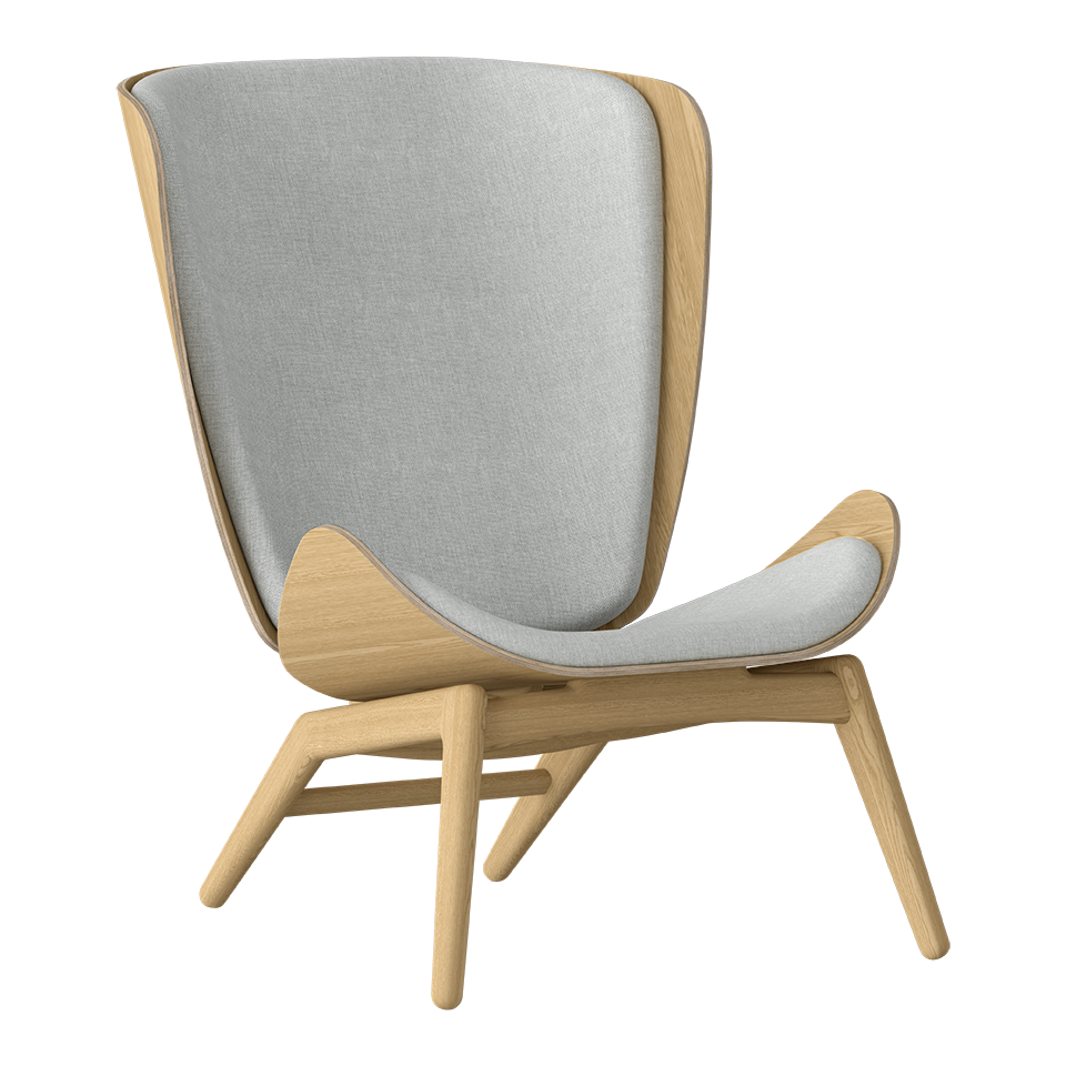 Umage 5502C702-03 The Reader Wing Chair in Oak with Sterling