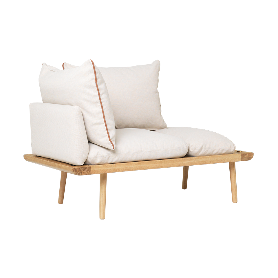Umage 5562C723-02 Lounge Around 1.5-seater in Oak with White Sands